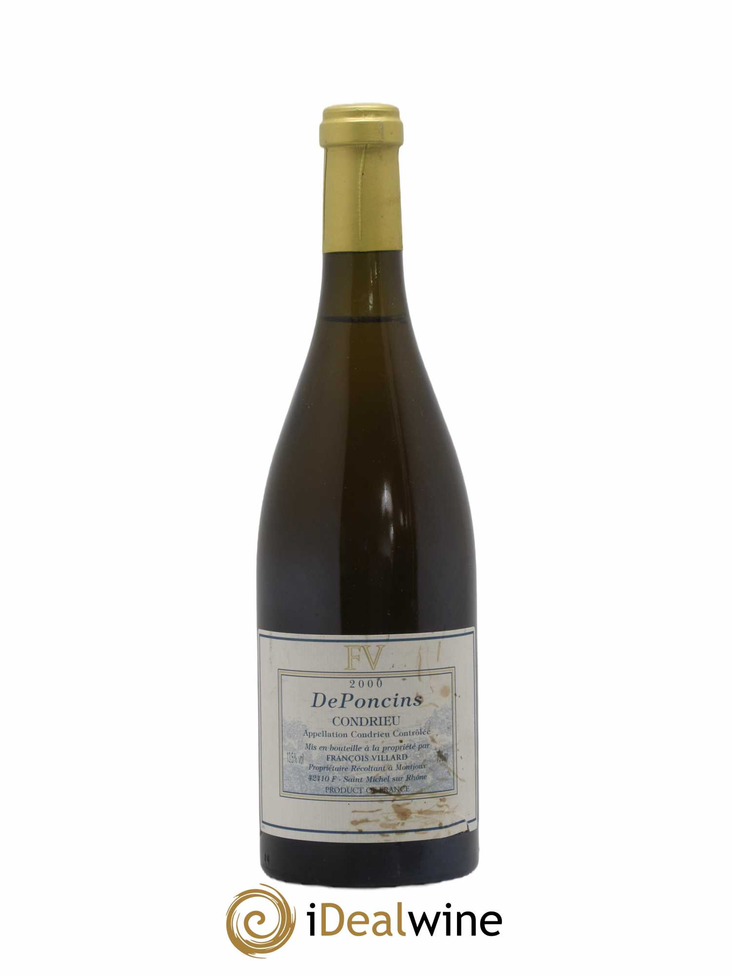 Condrieu Deponcins François Villard (sans prix de réserve) 2000 - Lot de 1 bouteille - 0