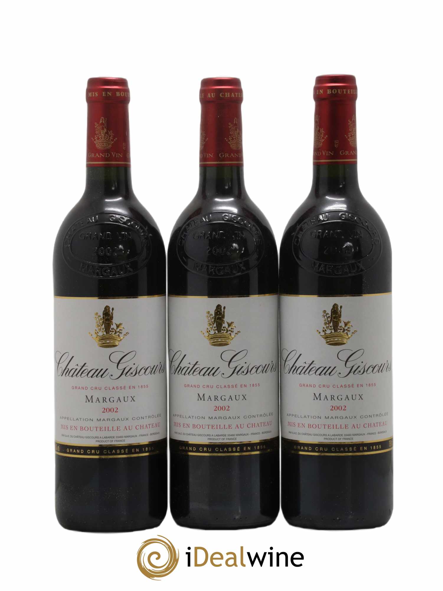 Château Giscours 3ème Grand Cru Classé 2002 - Lot de 6 bouteilles - 1