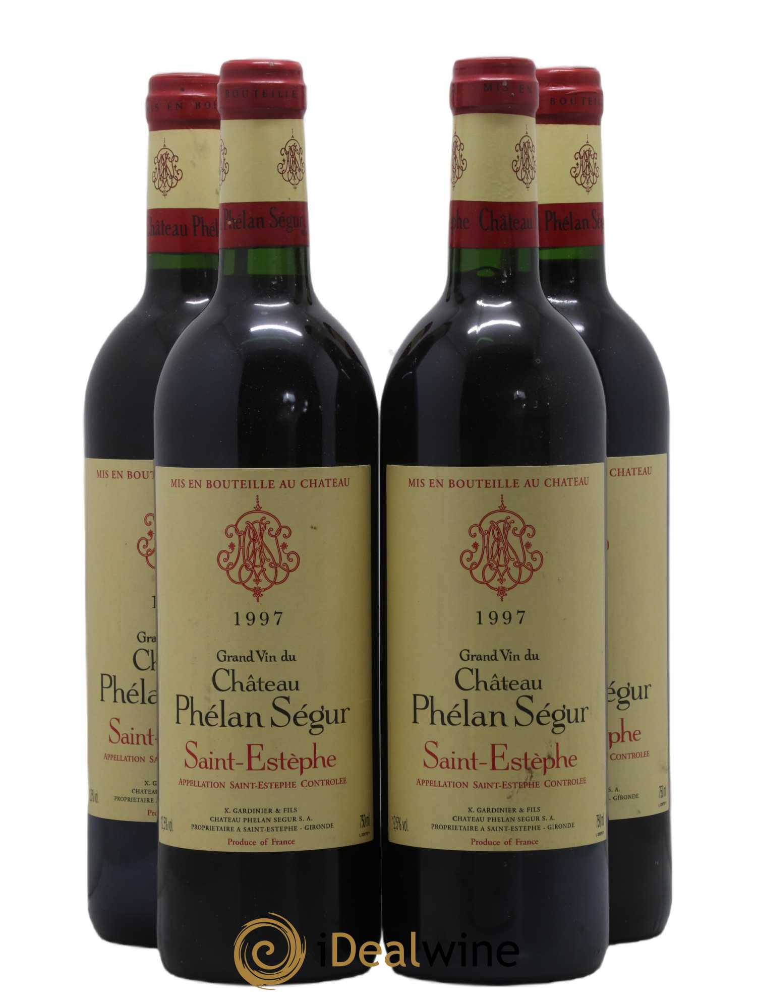 Château Phélan Ségur 1997 - Lot de 4 bouteilles - 0