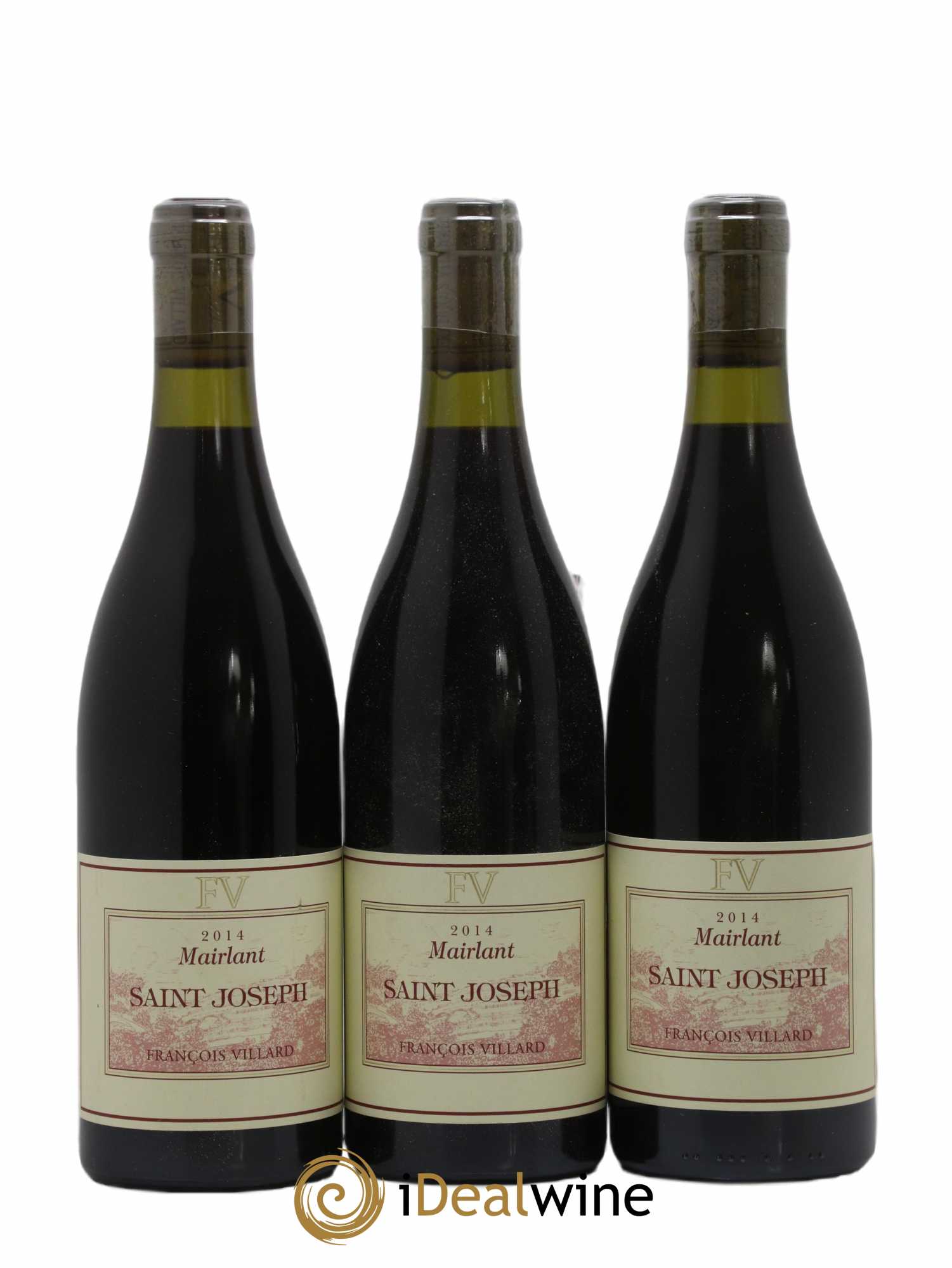Saint-Joseph Mairlant François Villard (sans prix de réserve) 2014 - Lot de 3 bouteilles - 0