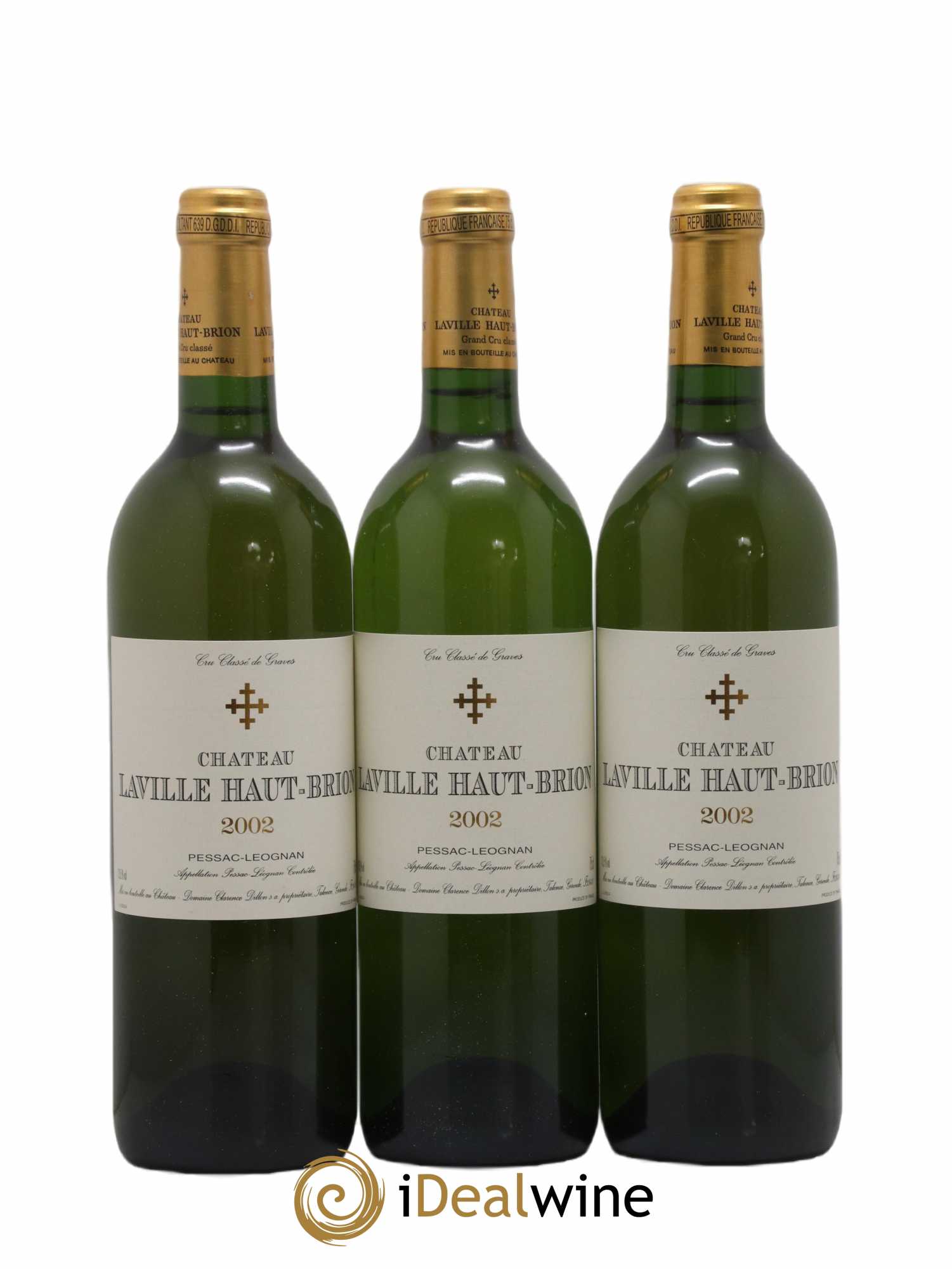 Château Laville Haut-Brion Cru Classé de Graves 2002 - Lot de 6 bouteilles - 1
