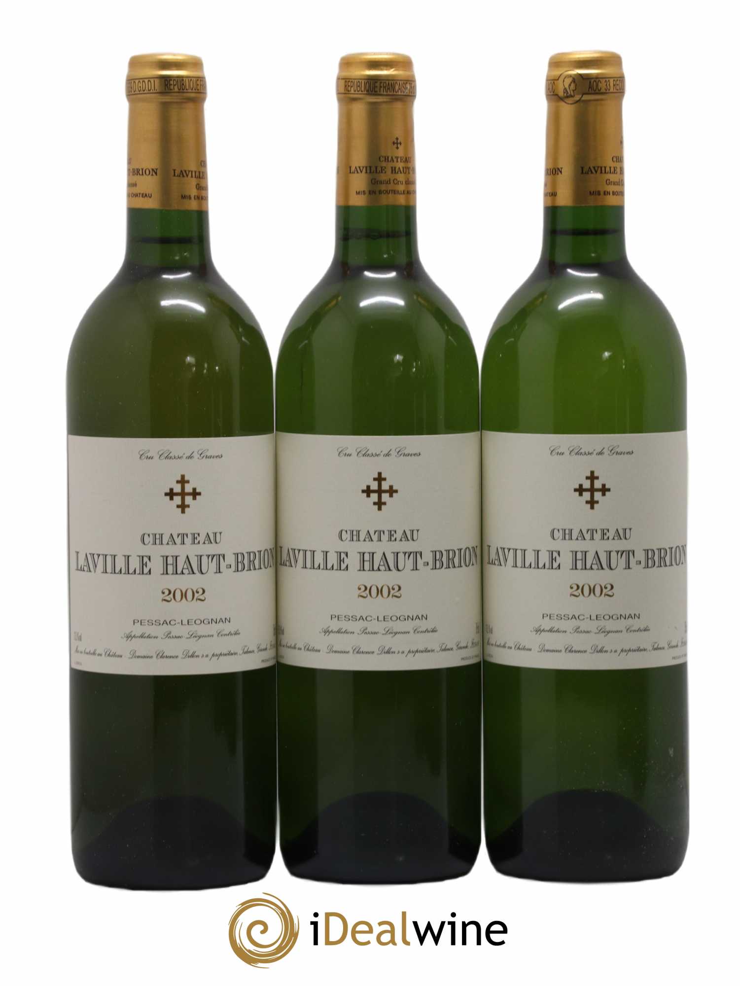 Château Laville Haut-Brion Cru Classé de Graves 2002 - Lot de 6 bouteilles - 1