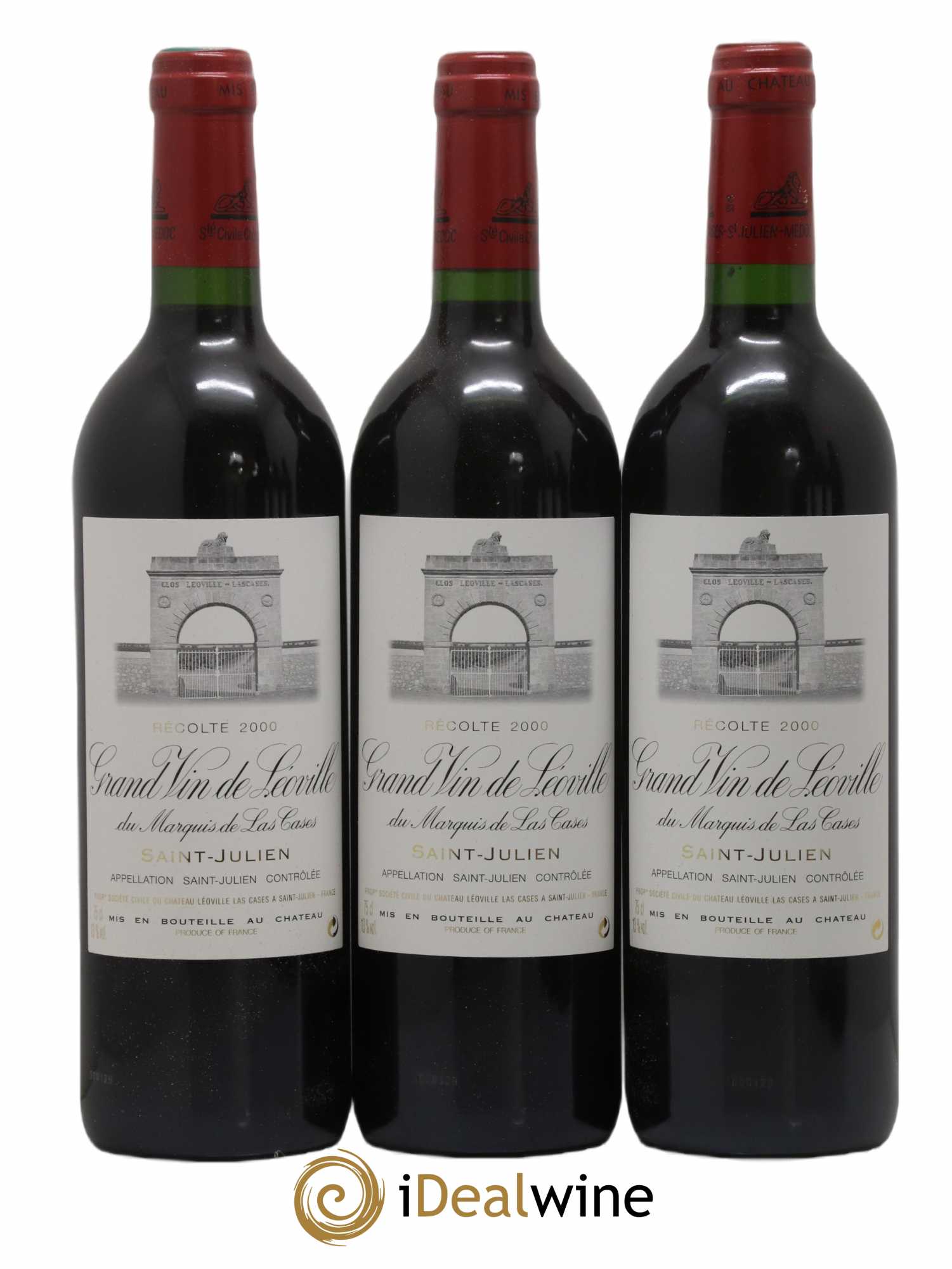 Château Léoville Las Cases 2ème Grand Cru Classé 2000 - Lot de 6 bouteilles - 1