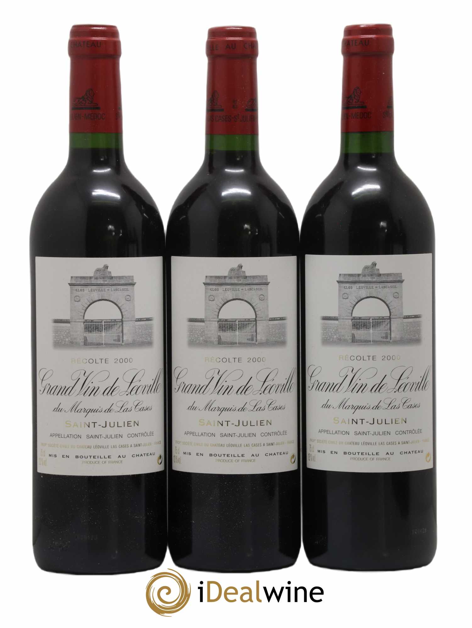 Château Léoville Las Cases 2ème Grand Cru Classé 2000 - Lot de 6 bouteilles - 2