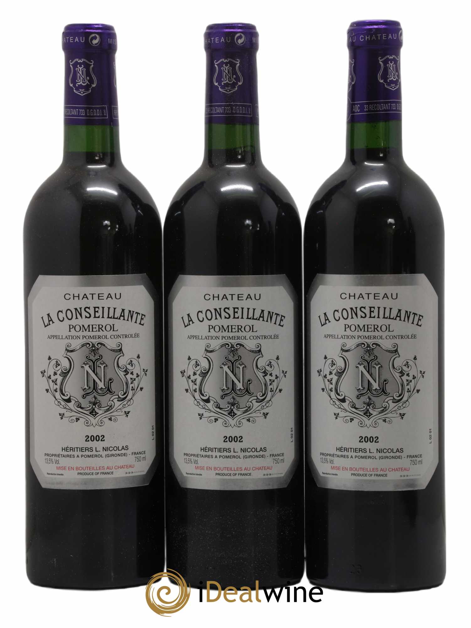 Château la Conseillante 2002 - Lot de 6 bouteilles - 2