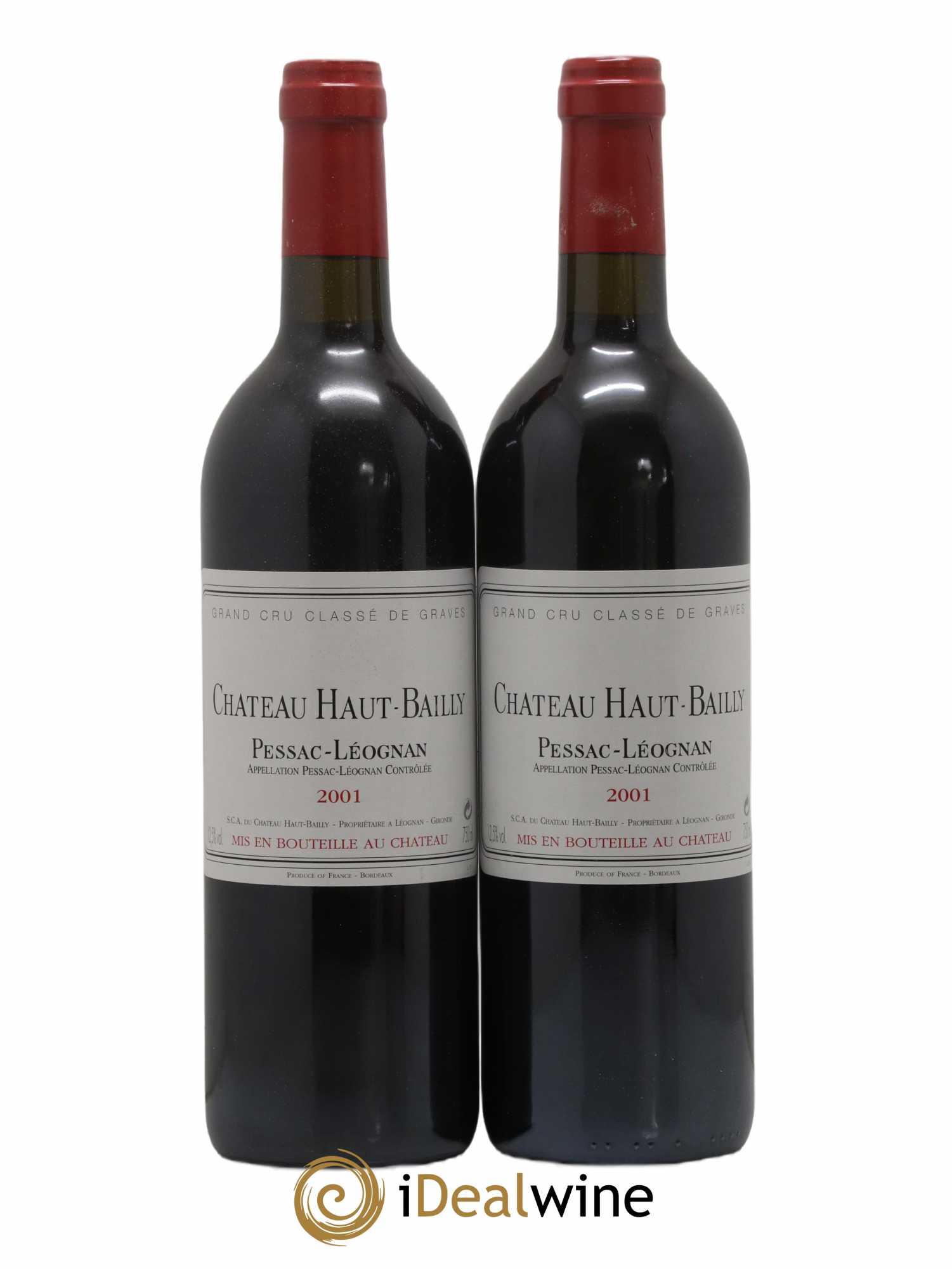 Caisse Millésima Rive Droite Rive Gauche Haut Bailly - La Gaffeliere - Gazin - Lagrange - Pontet Canet - Calon Segur 2001 - Posten von 1 Flasche - 3