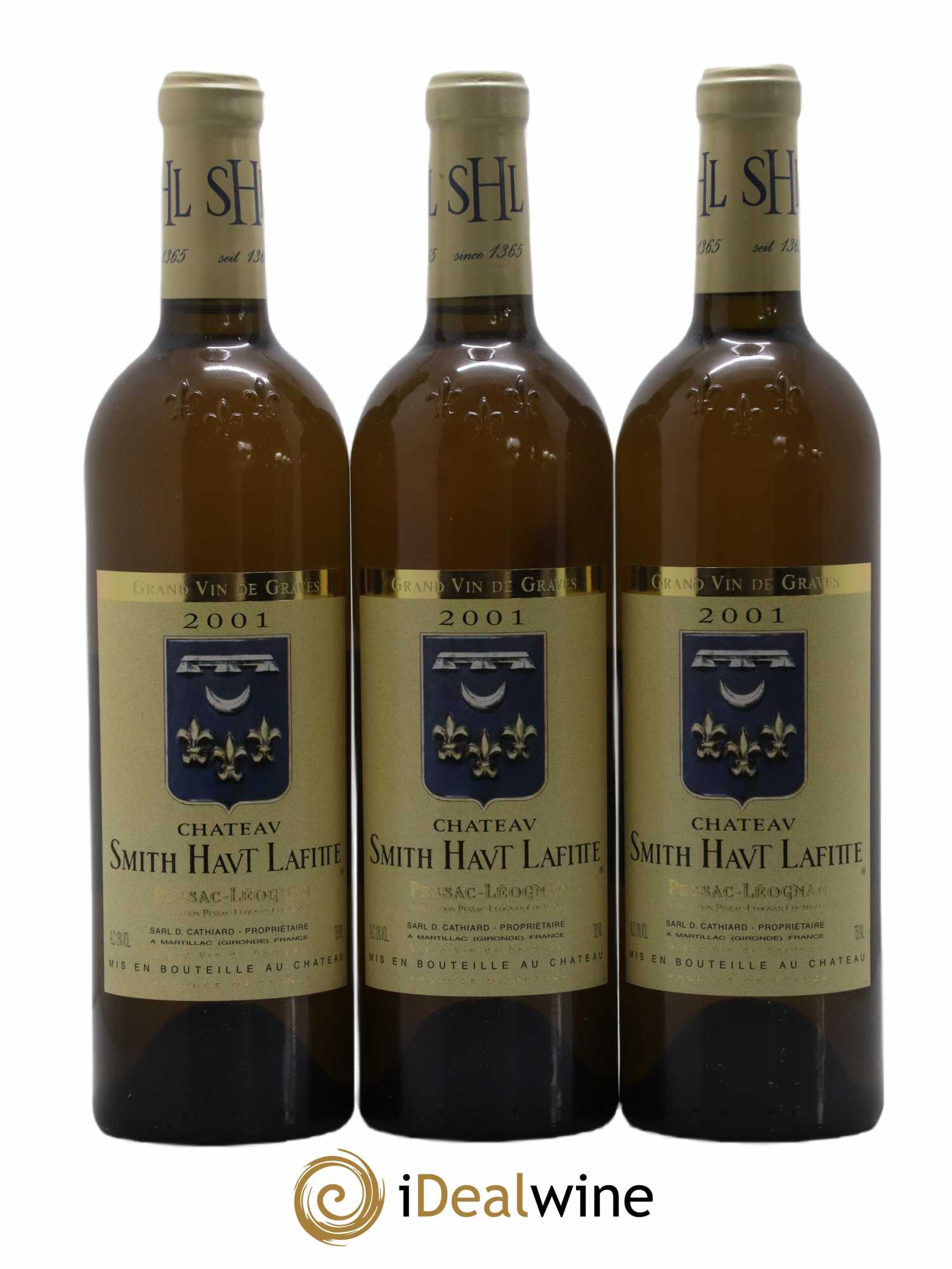 Château Smith Haut Lafitte 2001 - Lot of 12 bottles - 2