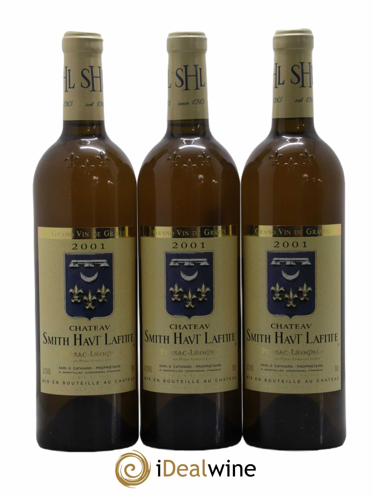 Château Smith Haut Lafitte 2001 - Lot of 12 bottles - 4