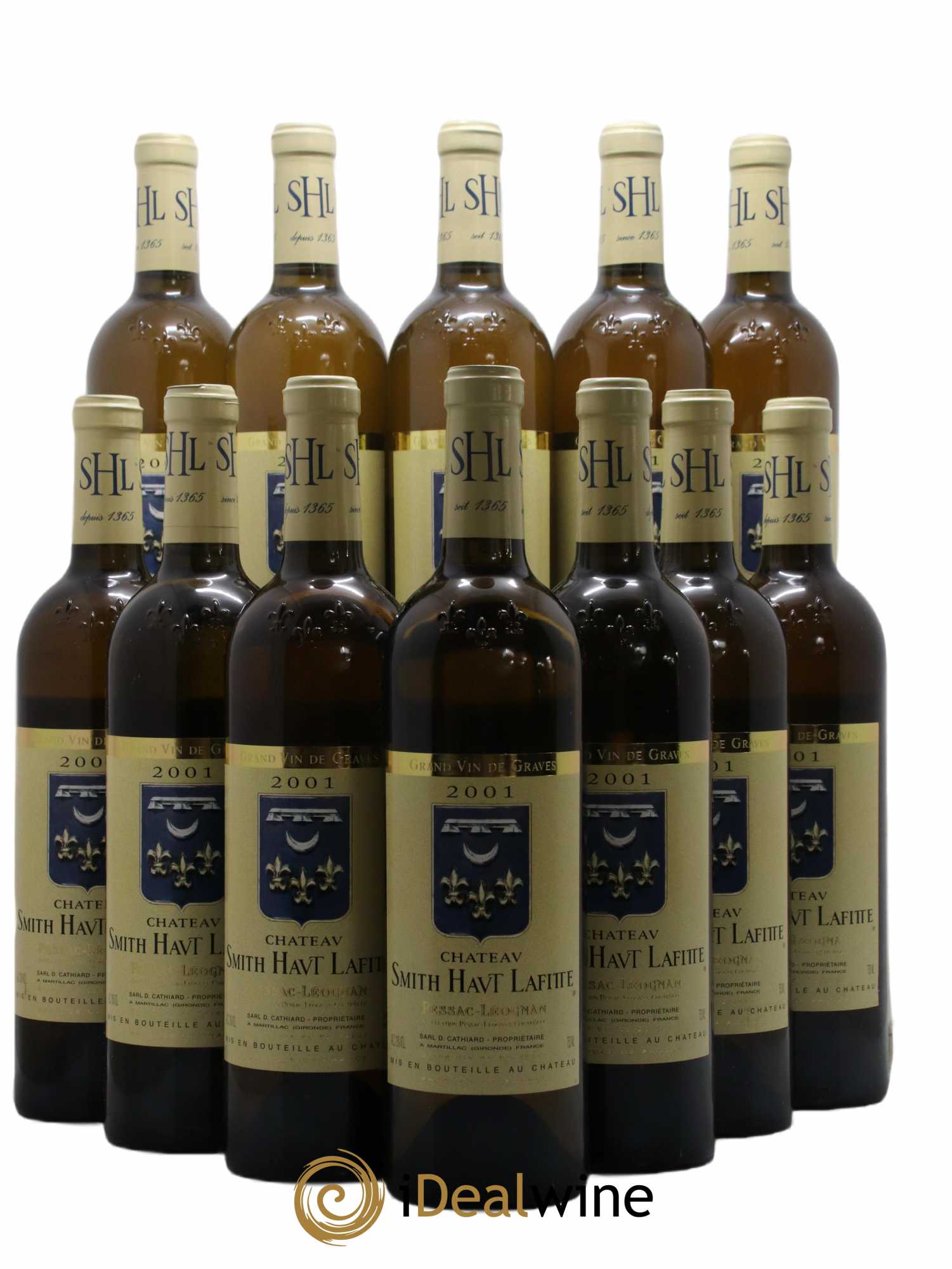 Château Smith Haut Lafitte 2001 - Lot of 12 bottles - 0