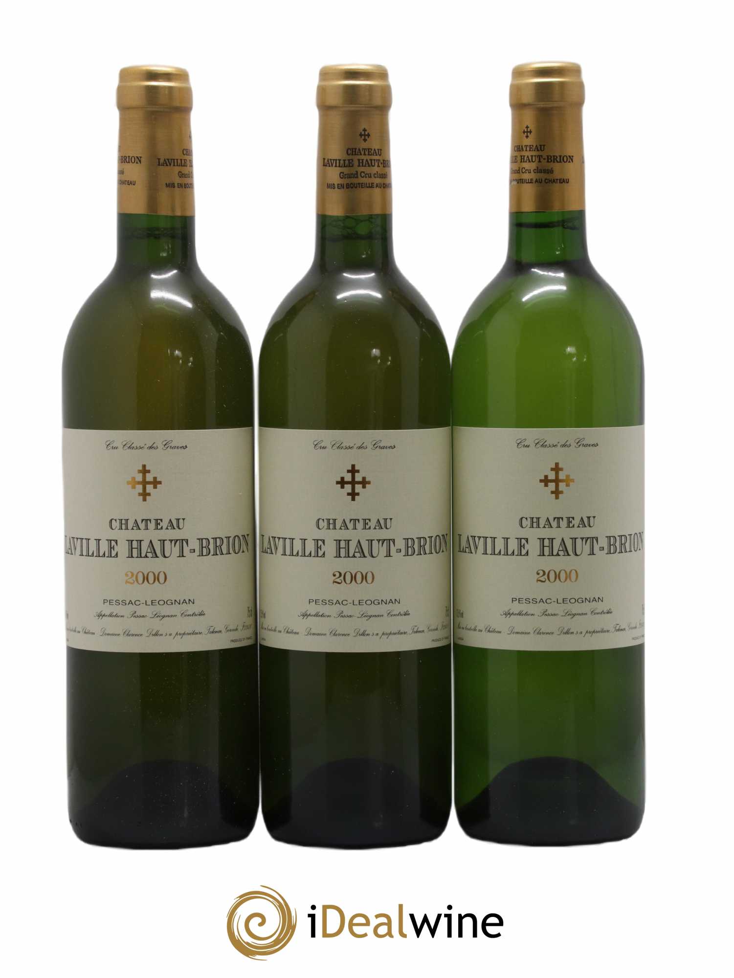 Château Laville Haut-Brion Cru Classé de Graves 2000 - Lot de 12 bouteilles - 1