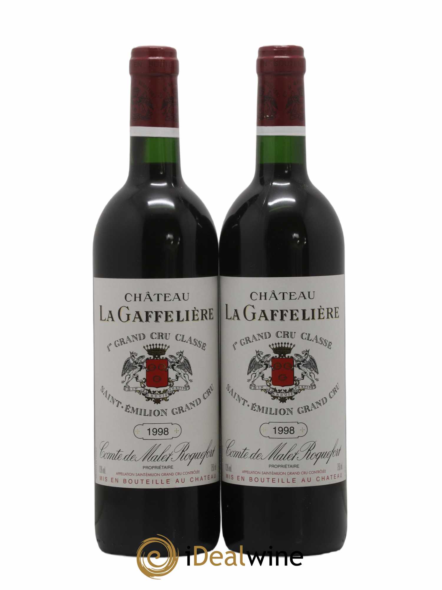 Caisse Millésima Découverte 2 Brane Cantenac - 2 Calon Ségur - 2 Léoville Poyferré - 2 Lynch Bages - 2 Chevalier - 2 Gaffelière 1998 - Lot of 1 bottle - 6