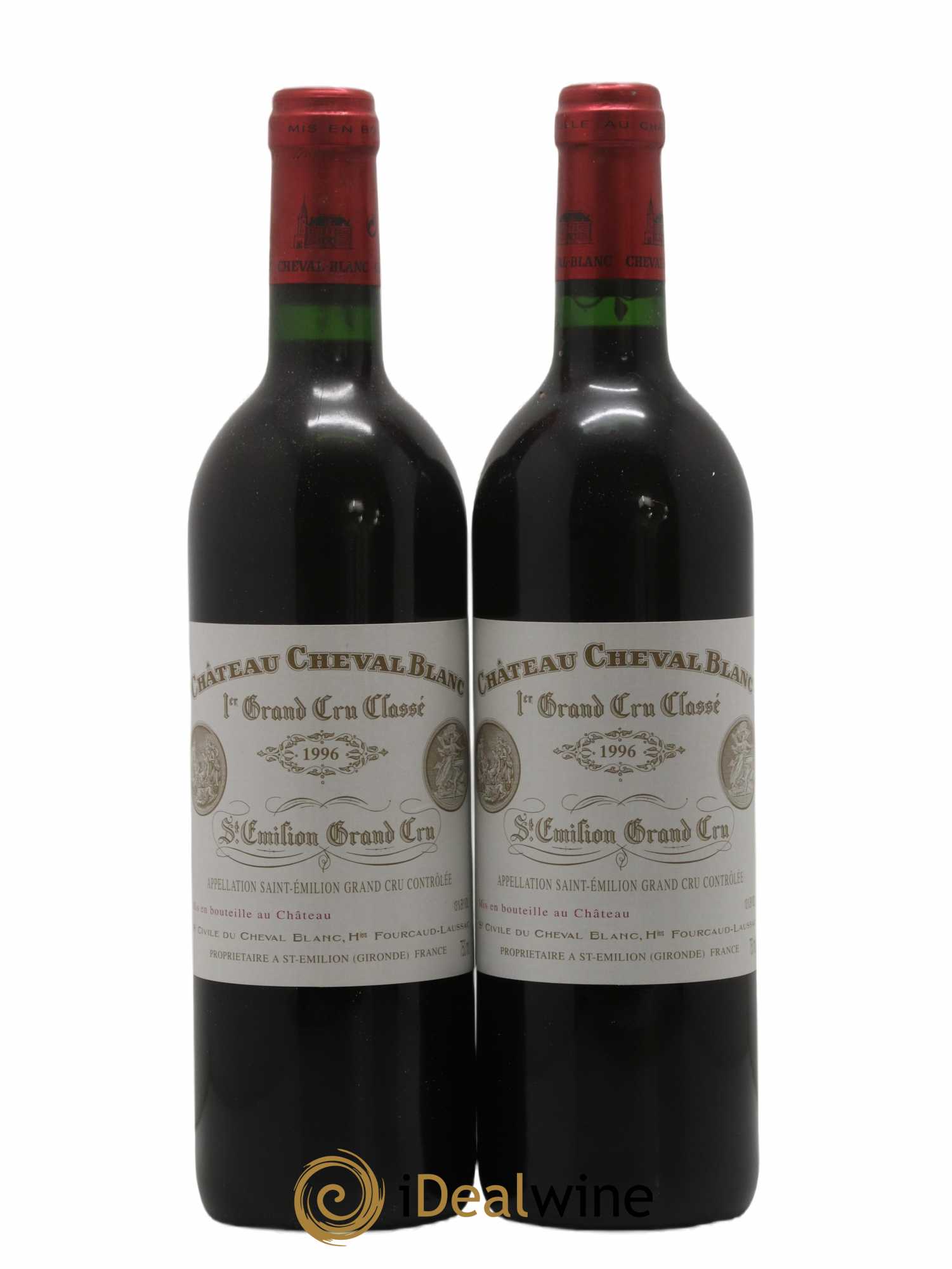Caisse Prestige 2 Lafitte Rotschild - 2 Mouton Rotschild - 2 Petrus - 2 Margaux - 2 Latour - 2 Haut Brion 1996 - Lot de 1 bouteille - 4