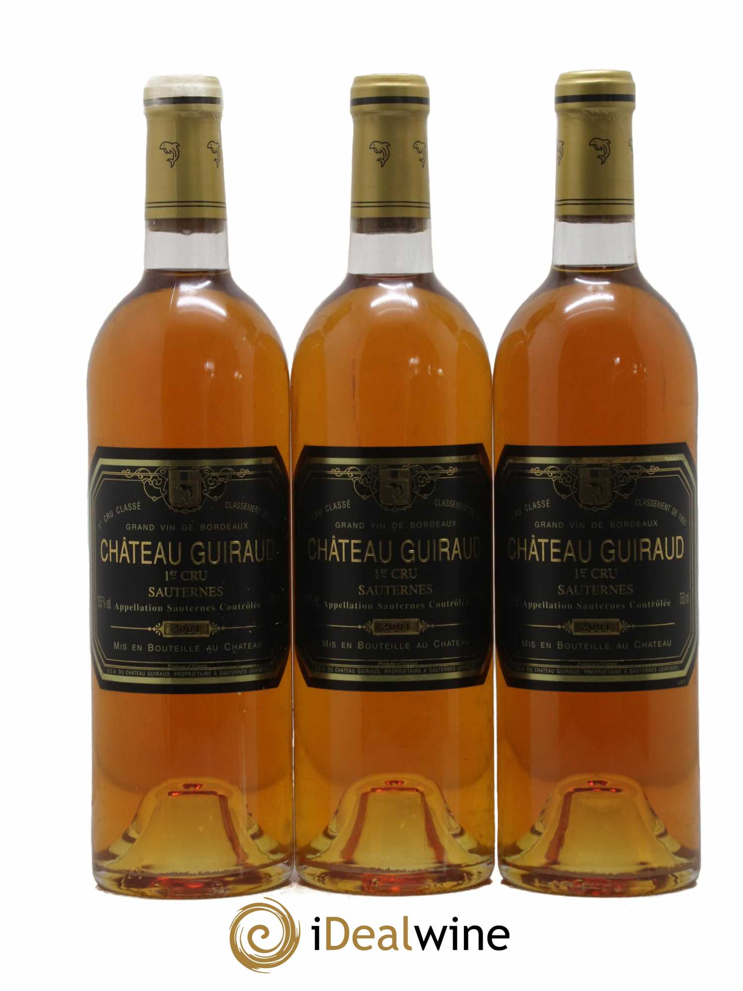 Château Guiraud 1er Grand Cru Classé 2001 - Lot de 12 bouteilles - 1