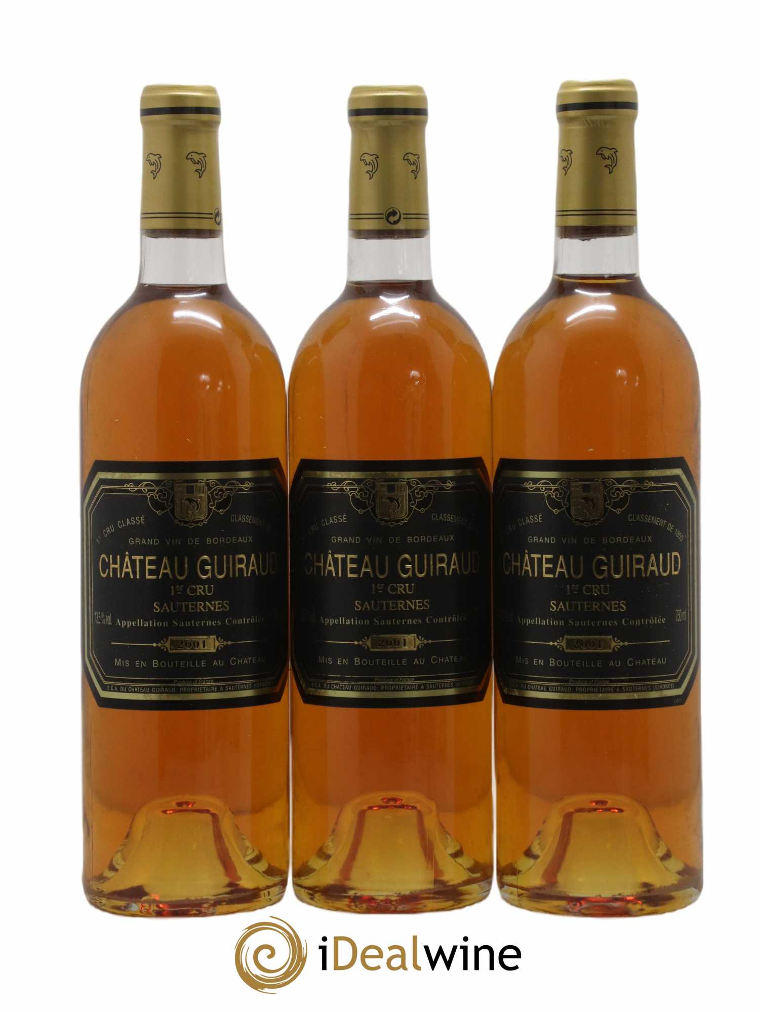 Château Guiraud 1er Grand Cru Classé 2001 - Lot de 12 bouteilles - 2