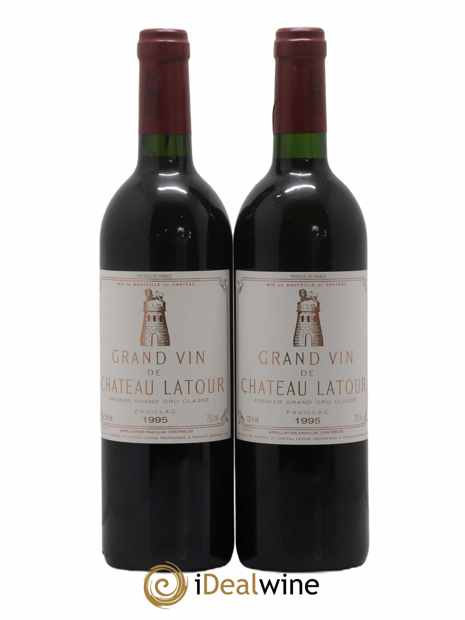 Caisse Prestige 2 Lafitte Rotschild - 2 Mouton Rotschild - 2 Petrus - 2 Margaux - 2 Latour - 2 Haut Brion 1995 - Lot de 1 bouteille - 3