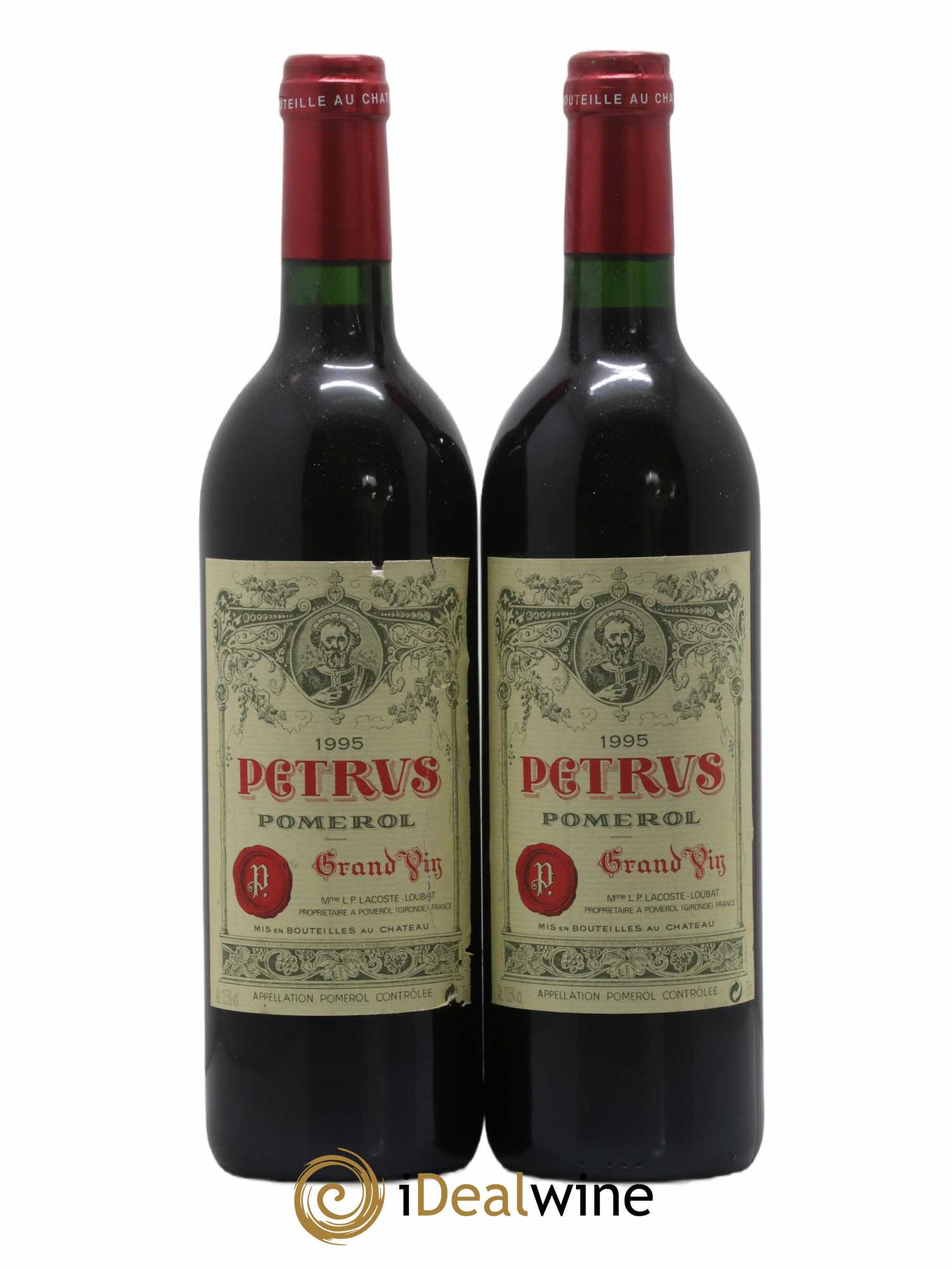 Caisse Prestige 2 Lafitte Rotschild - 2 Mouton Rotschild - 2 Petrus - 2 Margaux - 2 Latour - 2 Haut Brion 1995 - Lot de 1 bouteille - 6