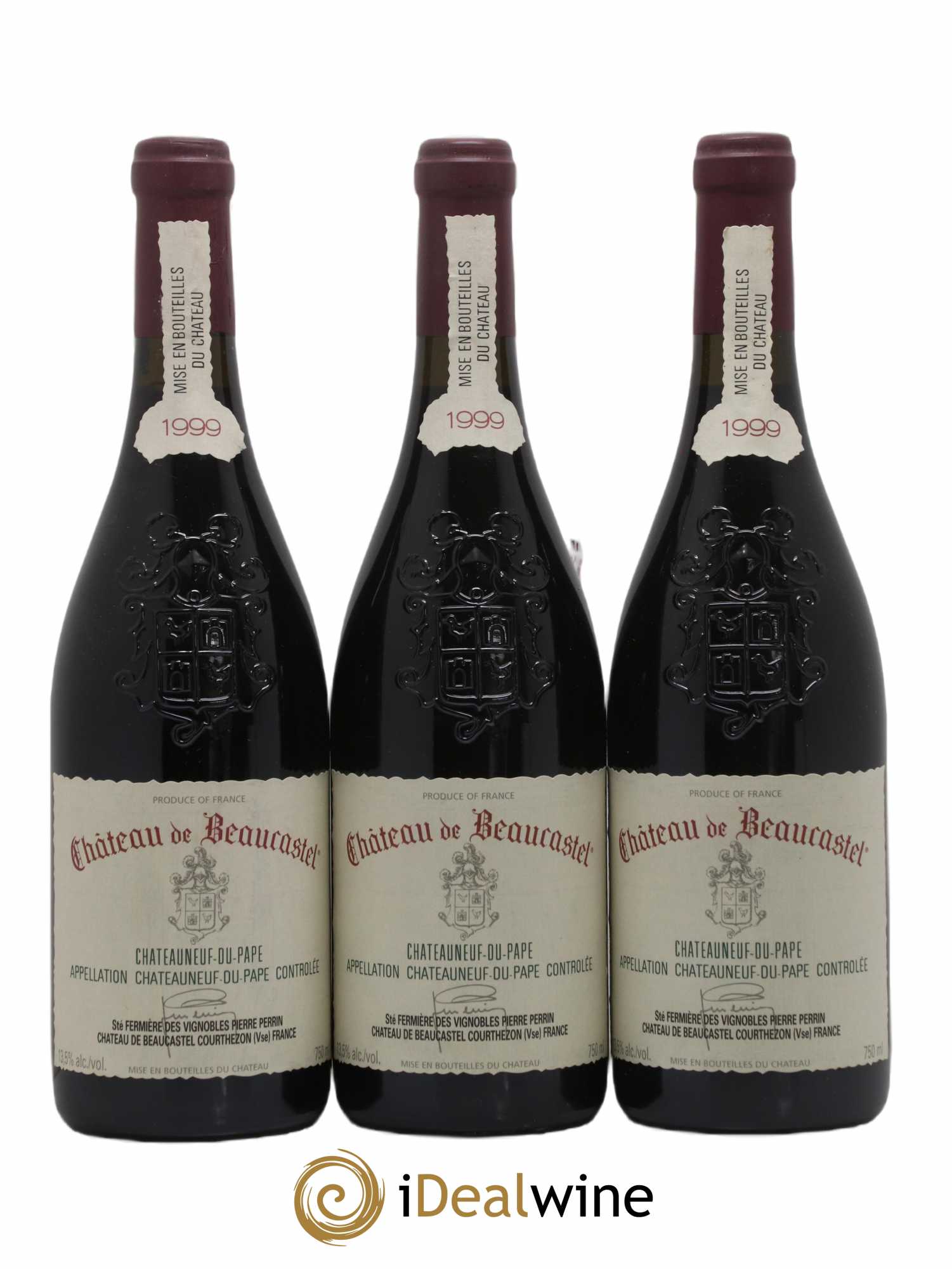 Châteauneuf-du-Pape Château de Beaucastel Famille Perrin 1999 - Lot de 6 bouteilles - 2