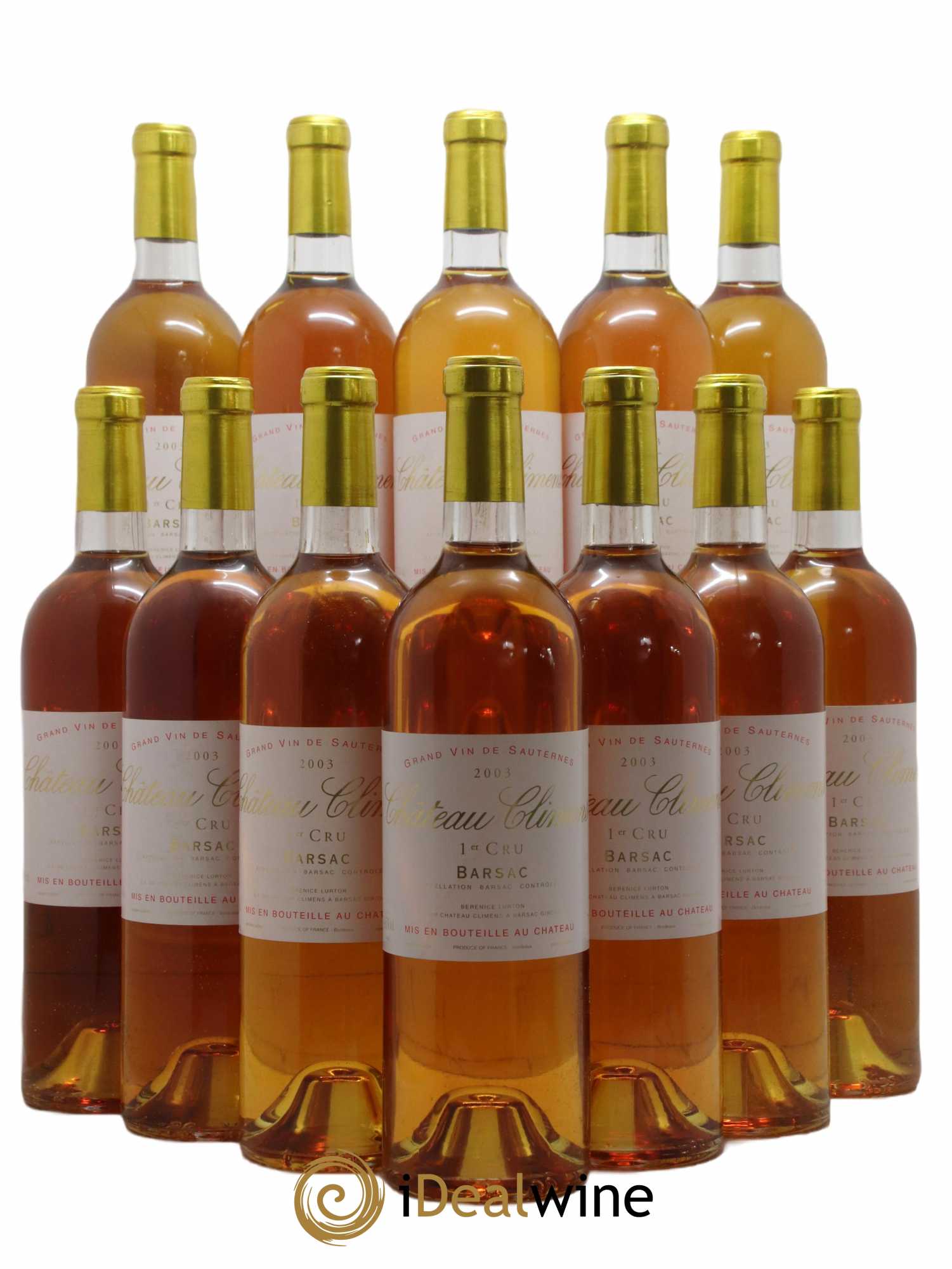 Château Climens 1er Grand Cru Classé 2003 - Lotto di 12 bottiglie - 0