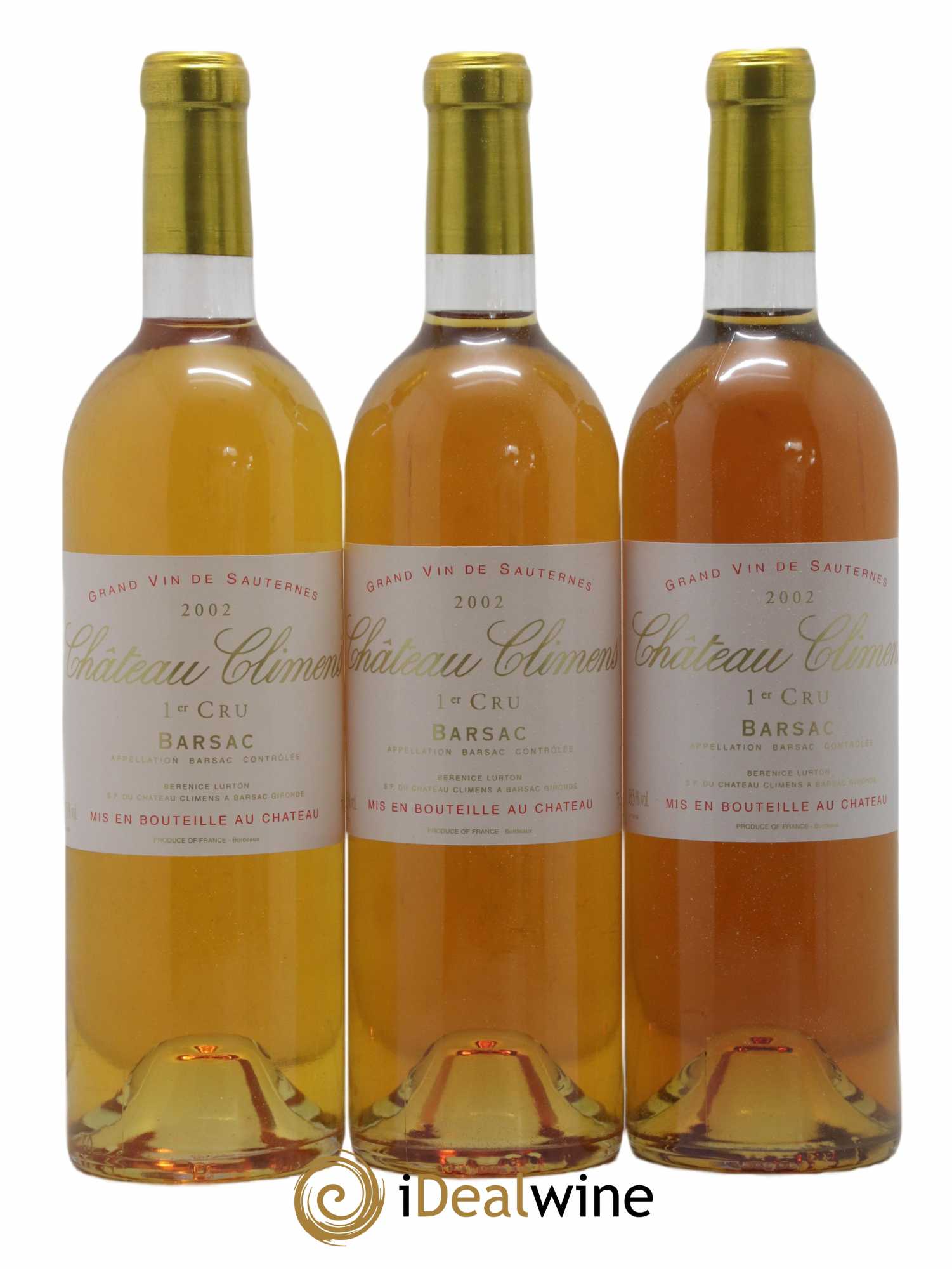 Château Climens 1er Grand Cru Classé 2002 - Lotto di 12 bottiglie - 3
