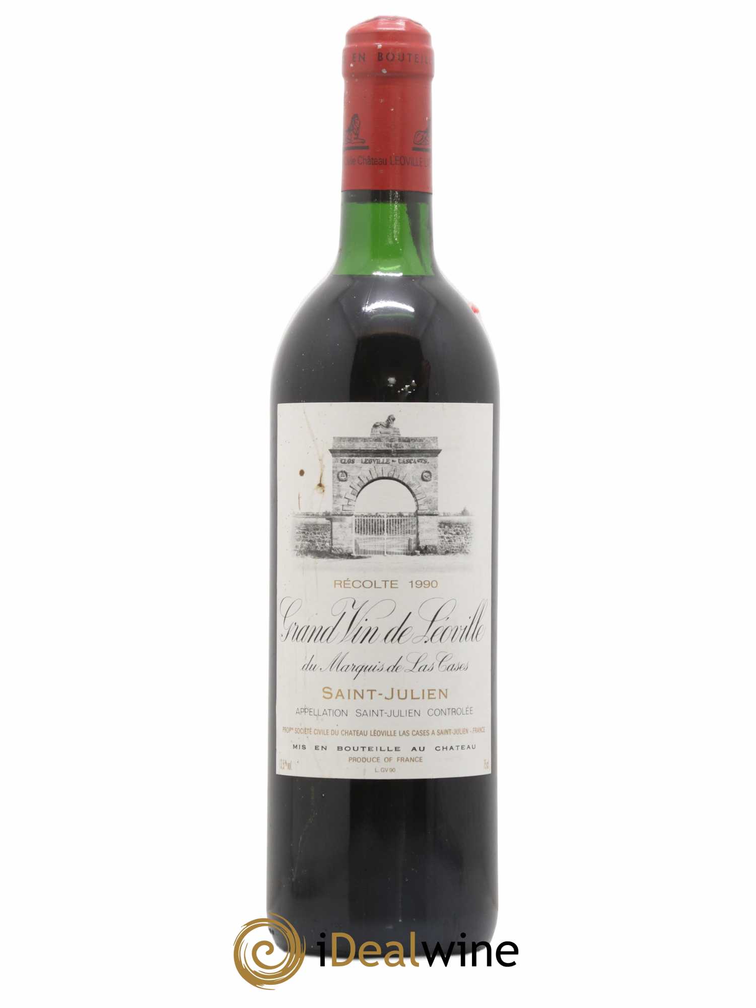 Château Léoville Las Cases 2ème Grand Cru Classé 1990 - Lot de 1 bouteille - 0