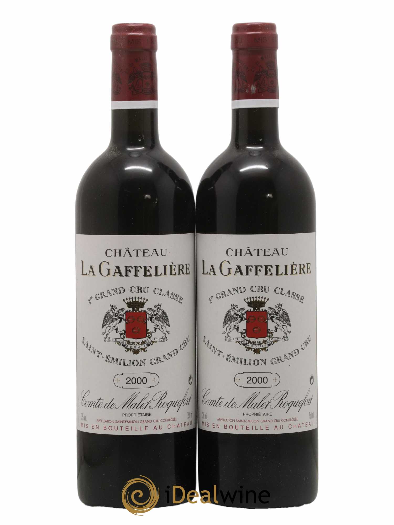 Château la Gaffelière 1er Grand Cru Classé B 2000 - Lot de 2 bouteilles - 0