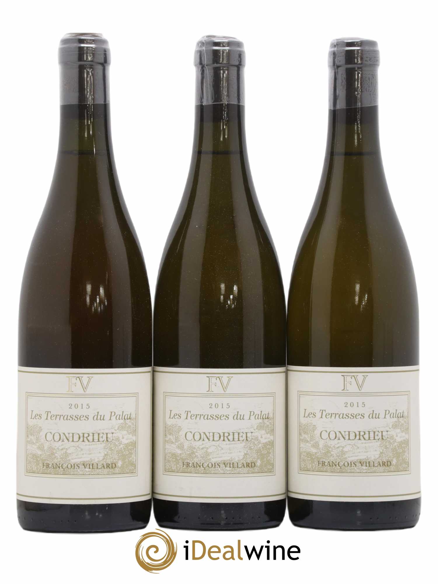Condrieu Les Terrasses du Palat François Villard 2015 - Posten von 3 Flaschen - 0