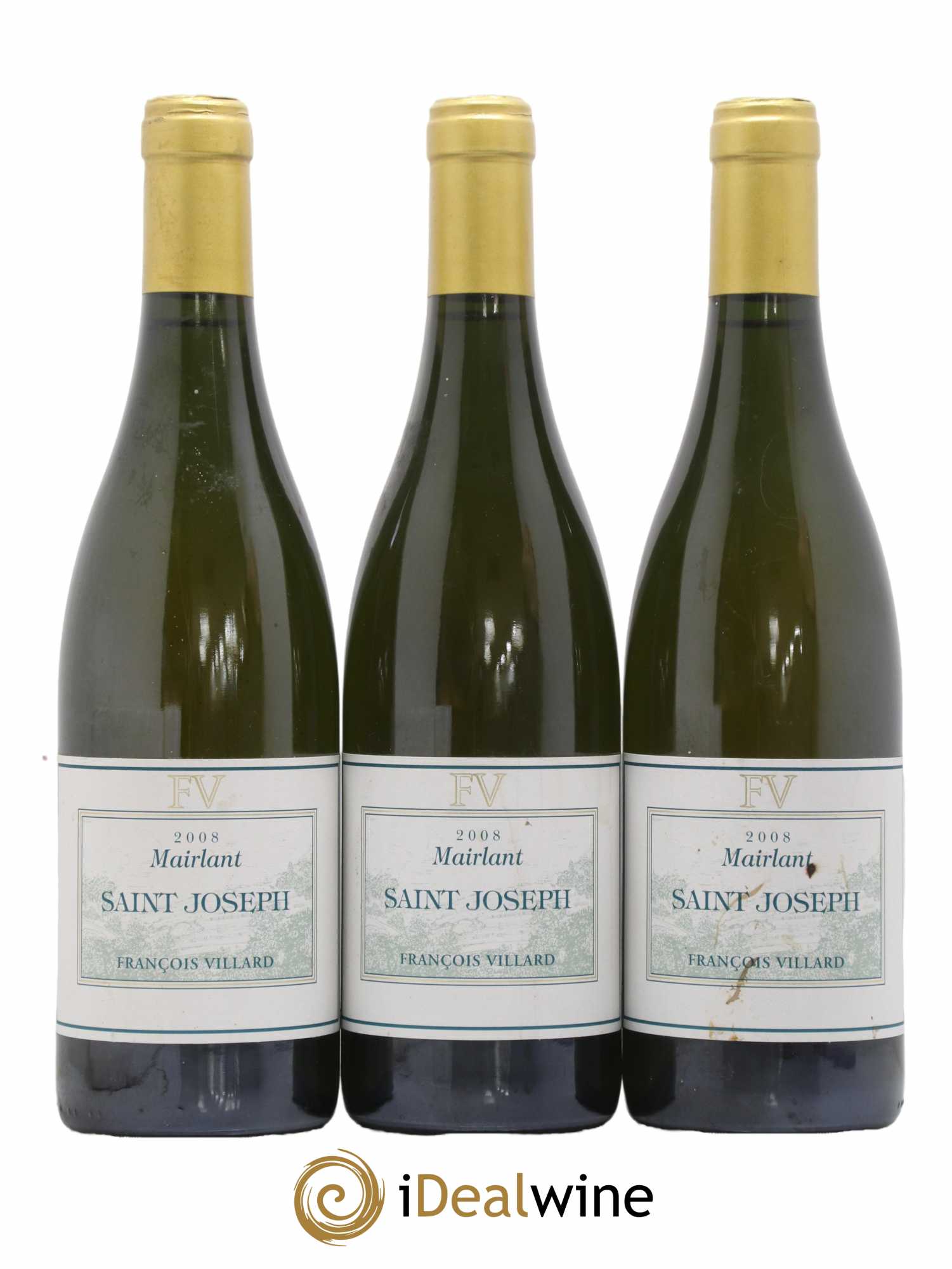 Saint-Joseph Mairlant François Villard 2008 - Lot de 3 bouteilles - 0