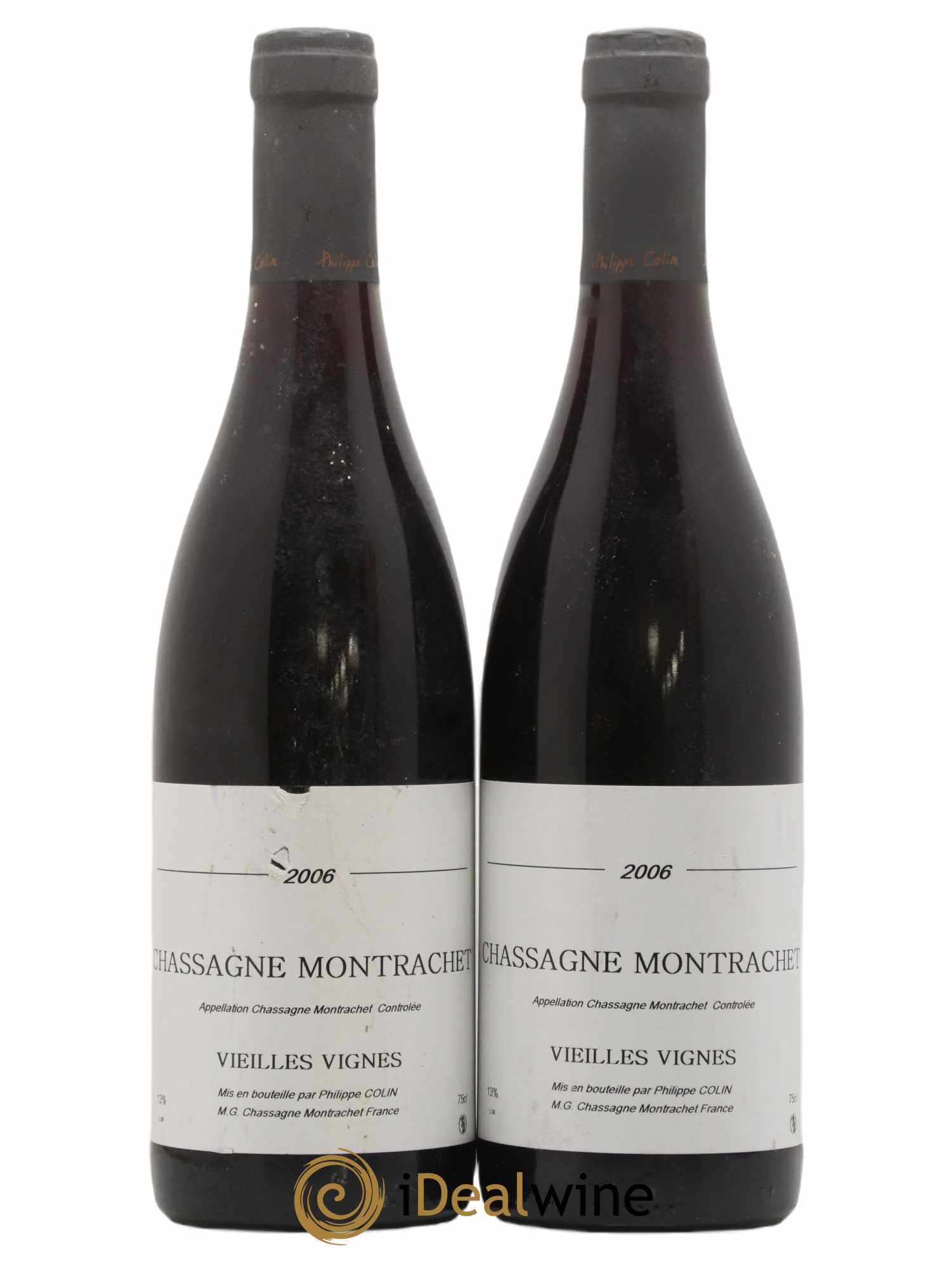 Chassagne-Montrachet Vieilles vignes Domaine Philippe Colin 2006 - Posten von 2 Flaschen - 0