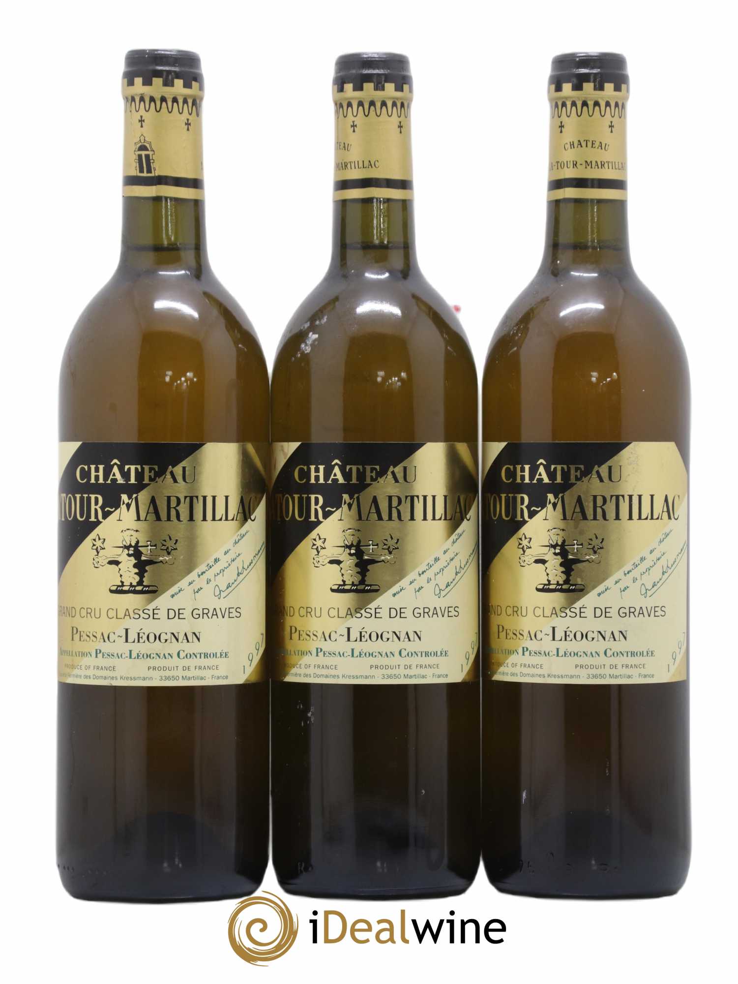 Château Latour-Martillac Cru Classé de Graves (sans prix de réserve) 1997 - Lot de 3 bouteilles - 0