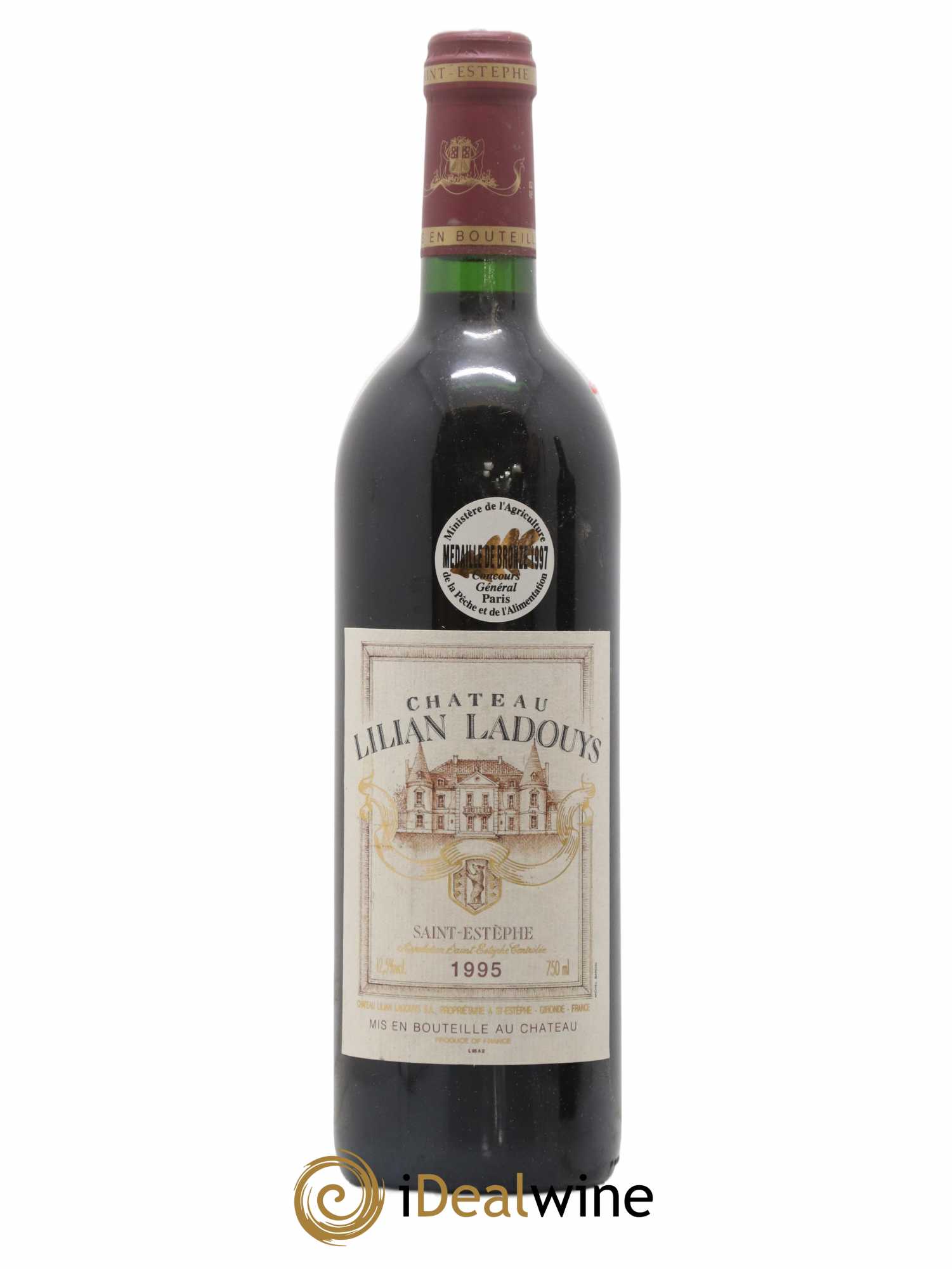 Château Lilian Ladouys Cru Bourgeois 1995 - Lot of 1 bottle - 0