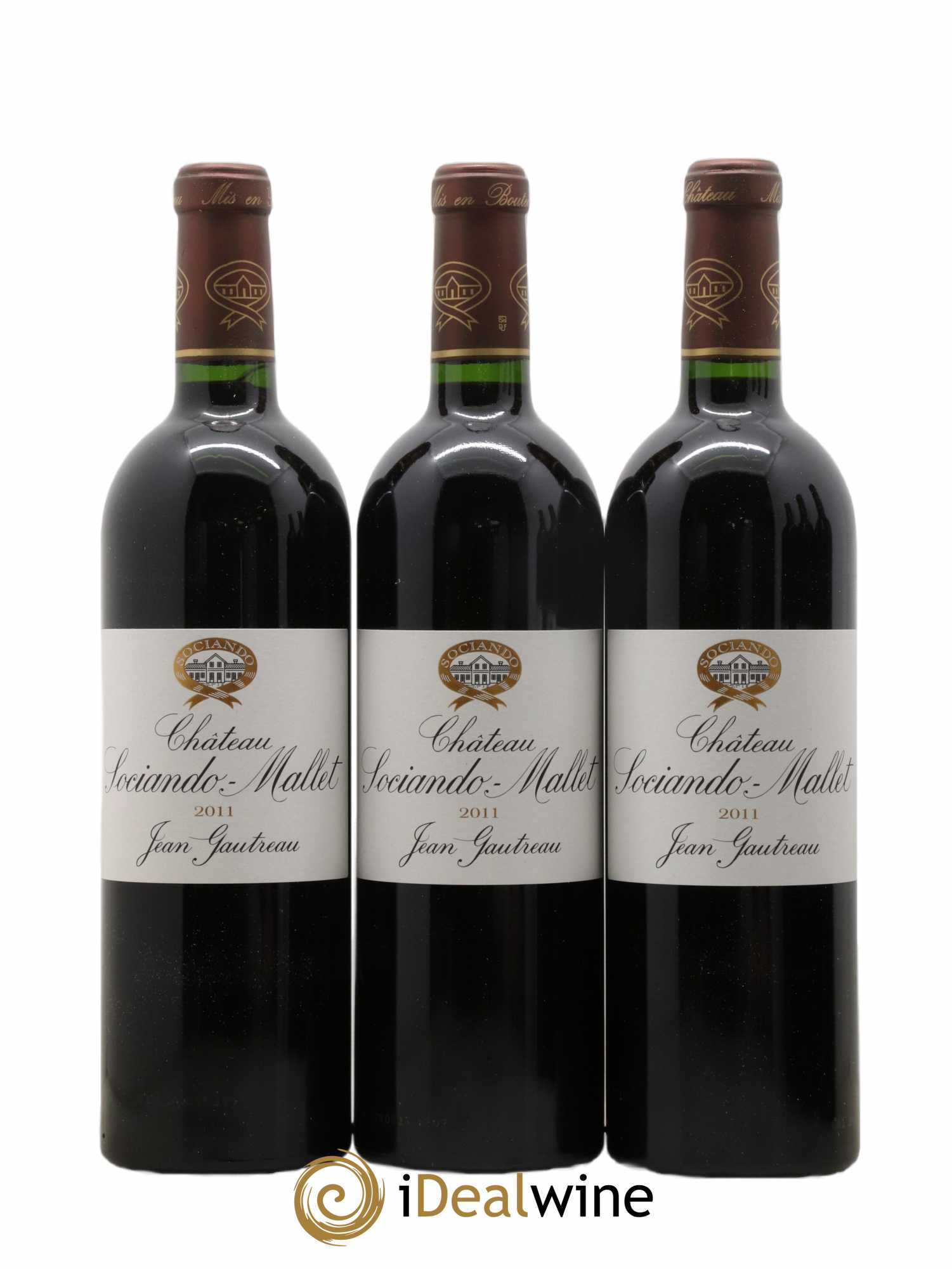 Château Sociando Mallet 2011 - Lot of 6 bottles - 2