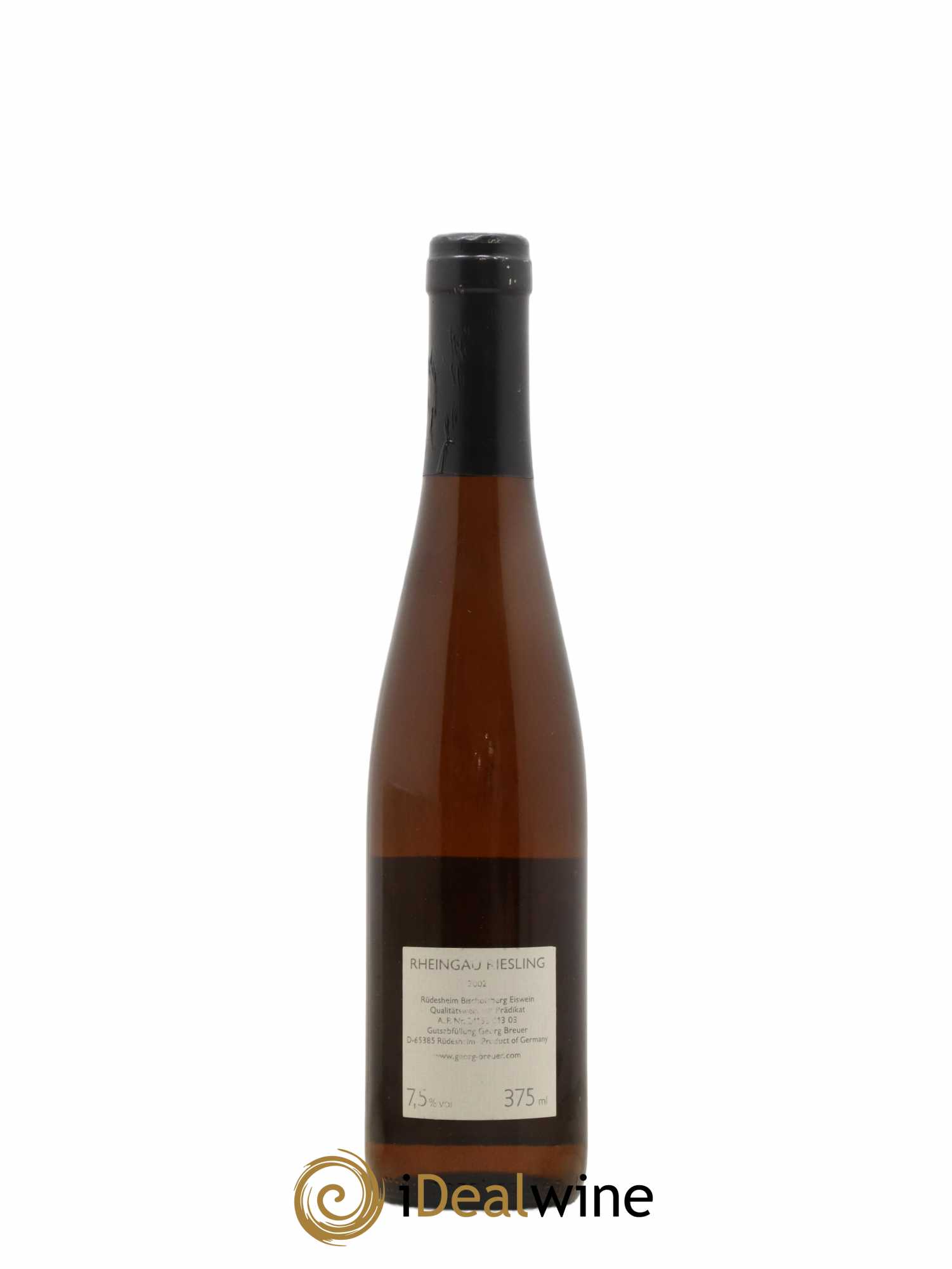 Allemagne Rheingau Bischofsberg Georg Breuer Eiswein 2002 - Posten von 1 Demi-Flasche - 1