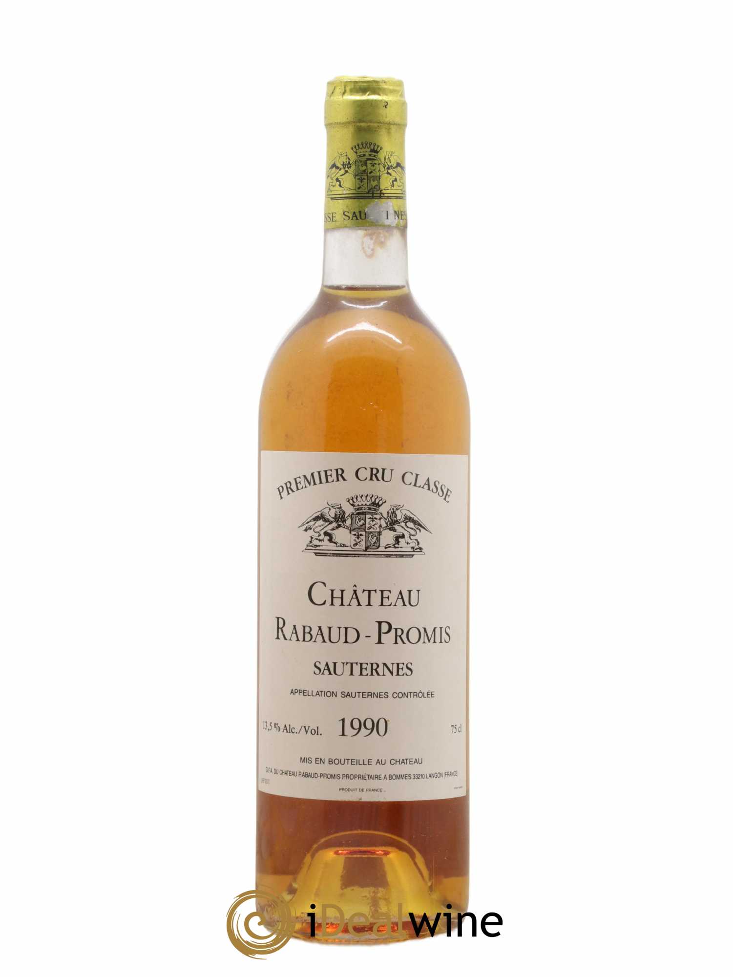 Château Rabaud Promis 1er Grand Cru Classé 1990 - Posten von 1 Flasche - 0