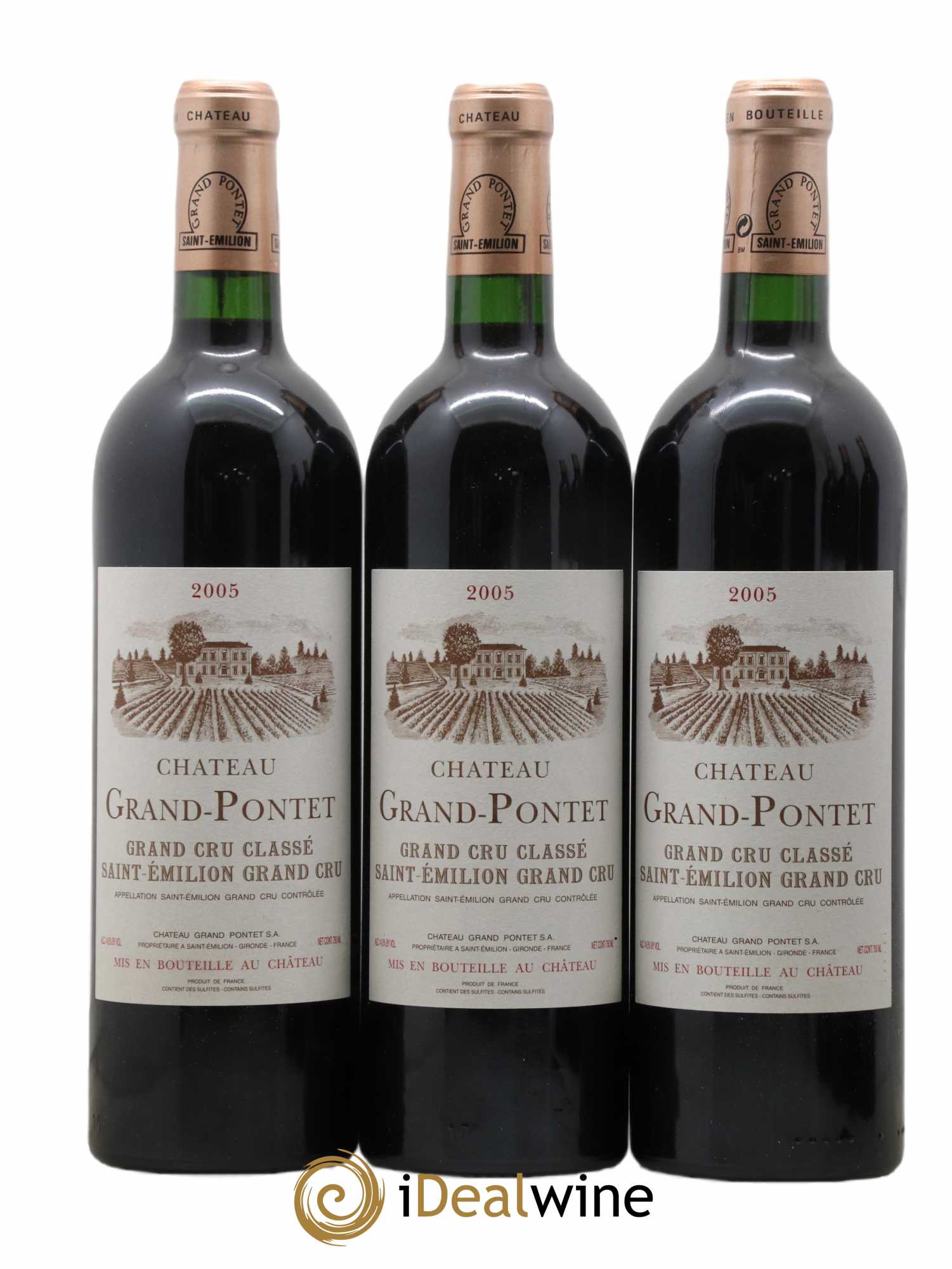 Château Grand Pontet Grand Cru Classé 2005 - Lot de 12 bouteilles - 4