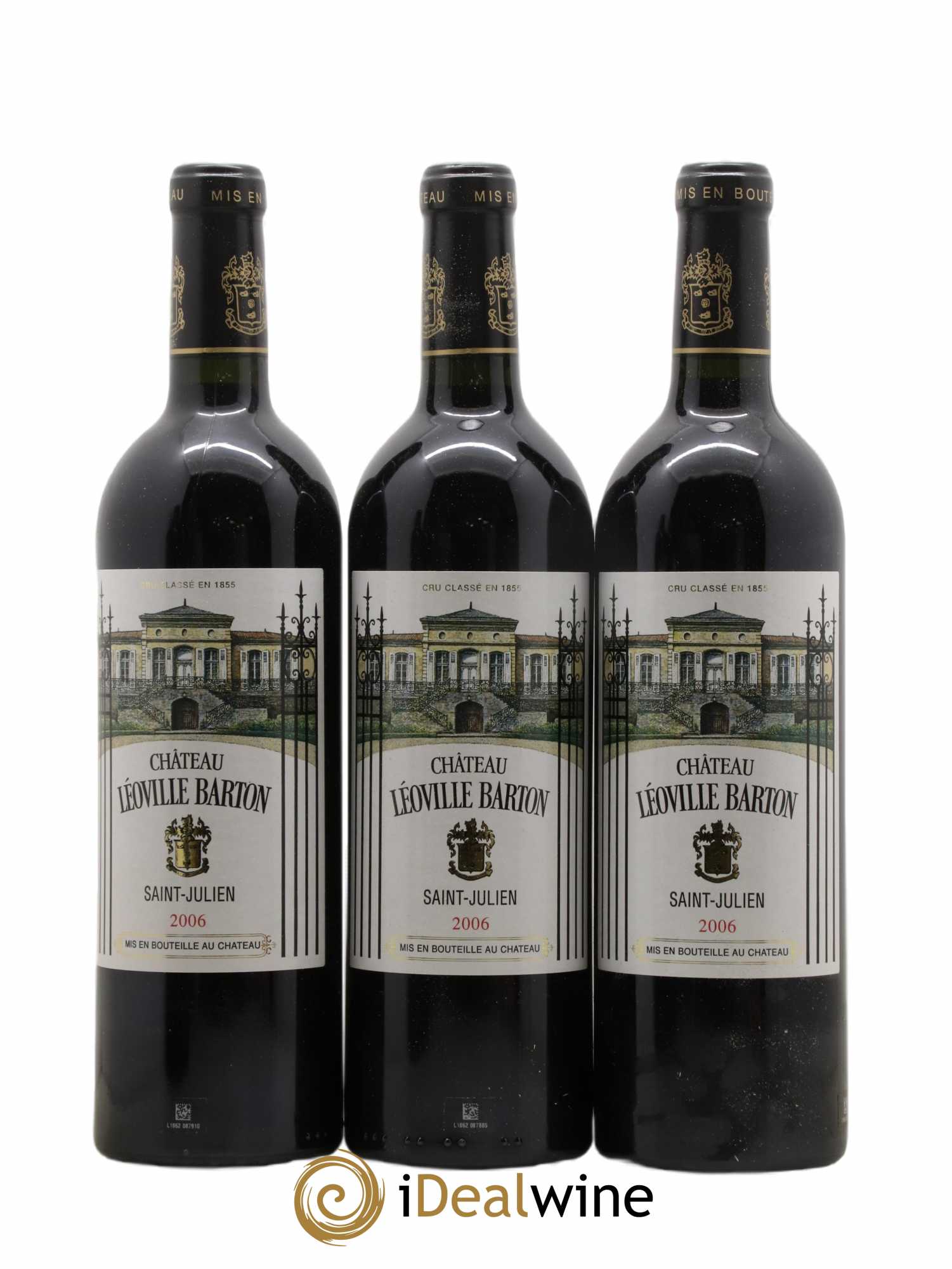 Château Léoville Barton 2ème Grand Cru Classé 2006 - Lot de 12 bouteilles - 1