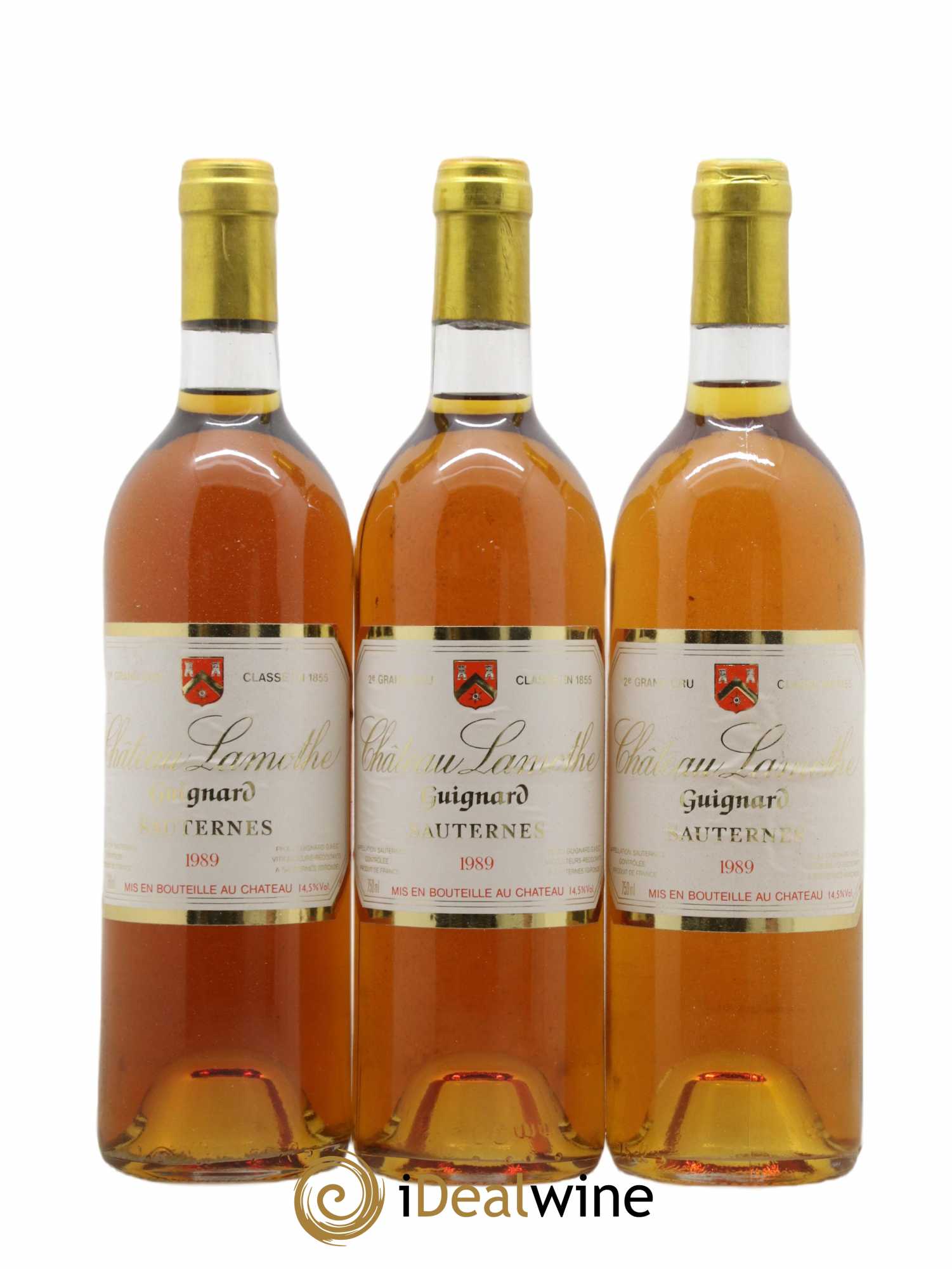 Château Lamothe Guignard 2ème Grand Cru Classé 1989 - Lot de 12 bouteilles - 1