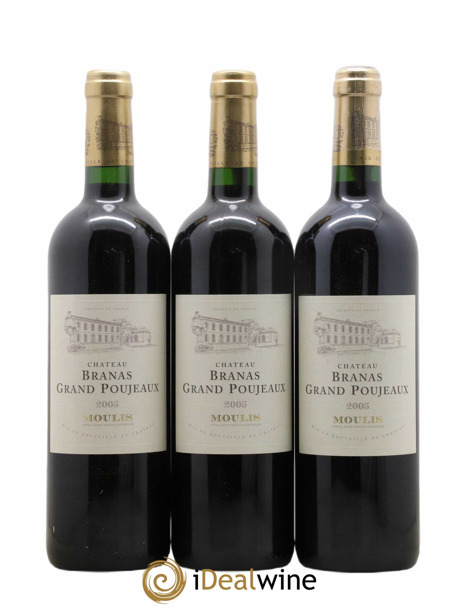 Château Branas Grand Poujeaux Cru Bourgeois 2005 - Lot de 12 bouteilles - 4