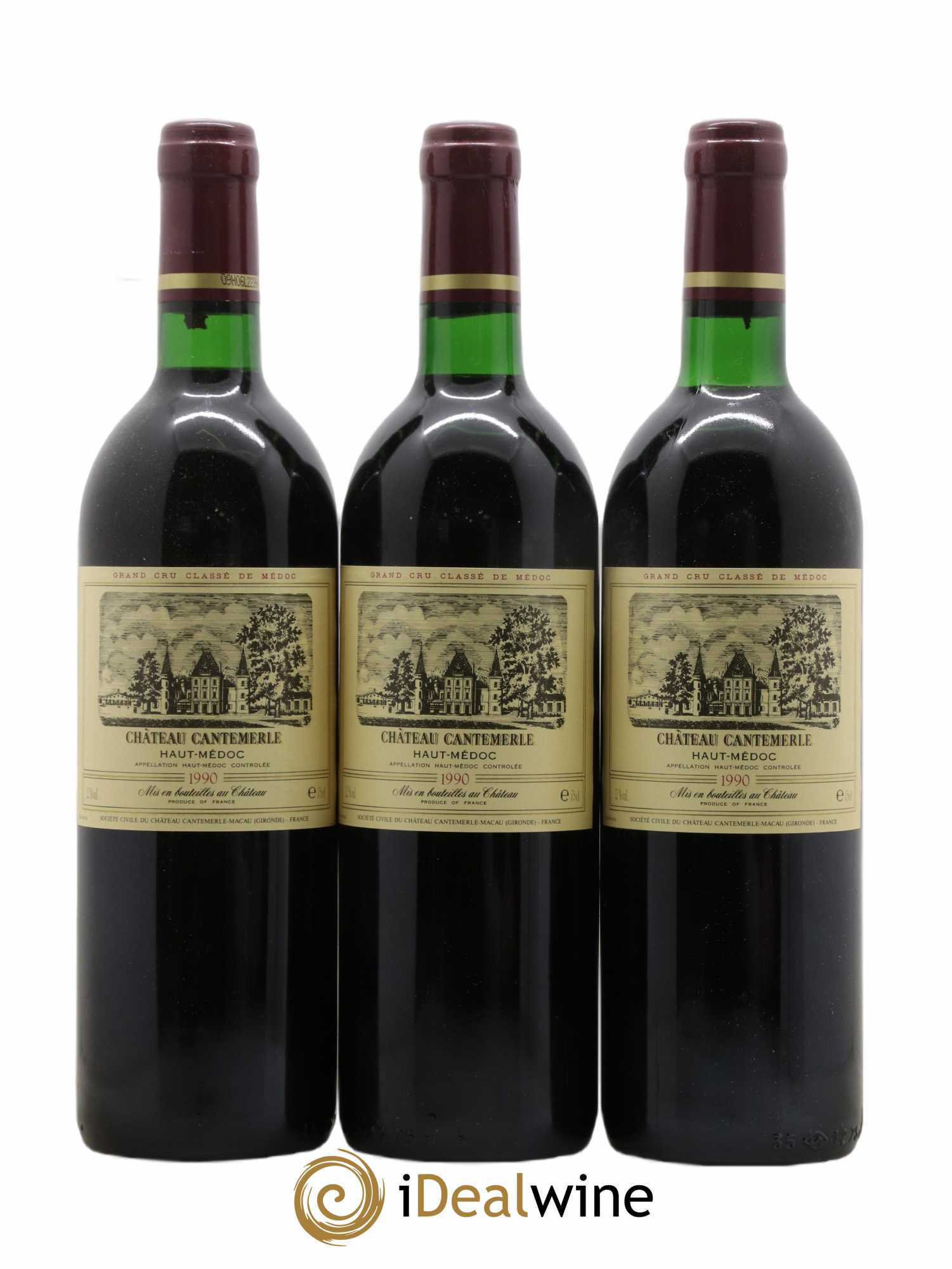 Château Cantemerle 5ème Grand Cru Classé 1990 - Lot of 12 bottles - 4