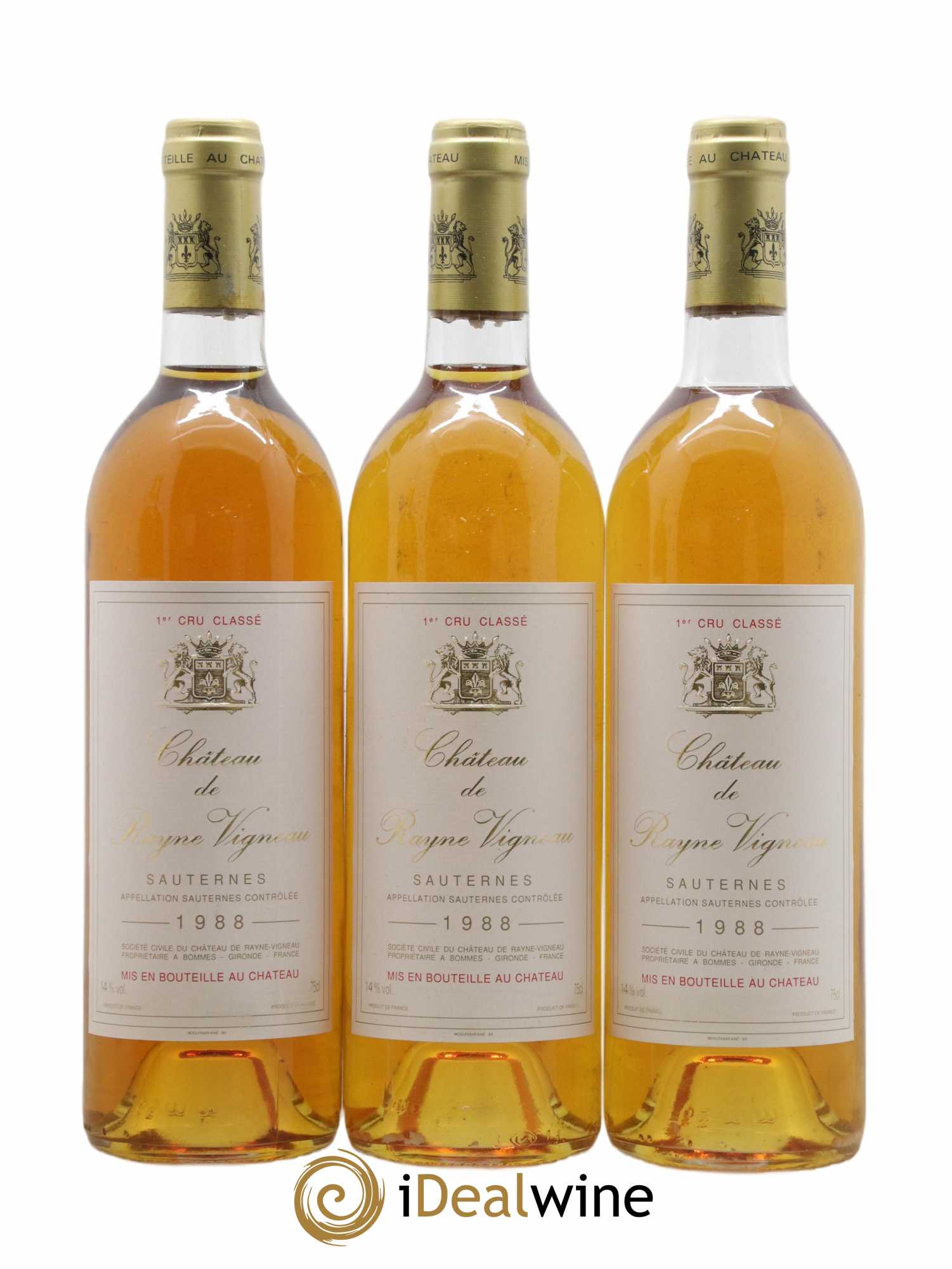 Château de Rayne Vigneau 1er Grand Cru Classé 1988 - Lotto di 12 bottiglie - 1