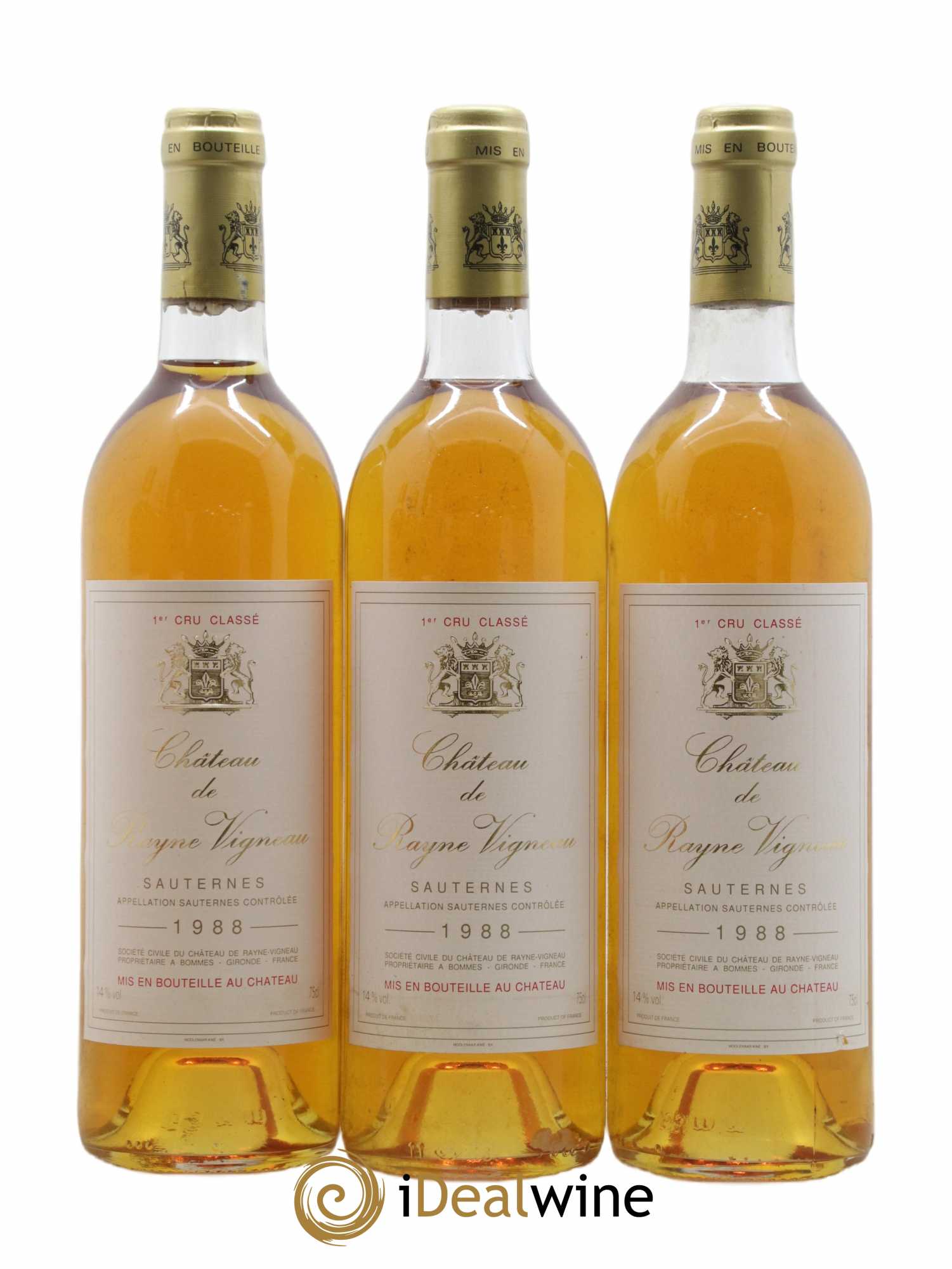 Château de Rayne Vigneau 1er Grand Cru Classé 1988 - Lotto di 12 bottiglie - 3