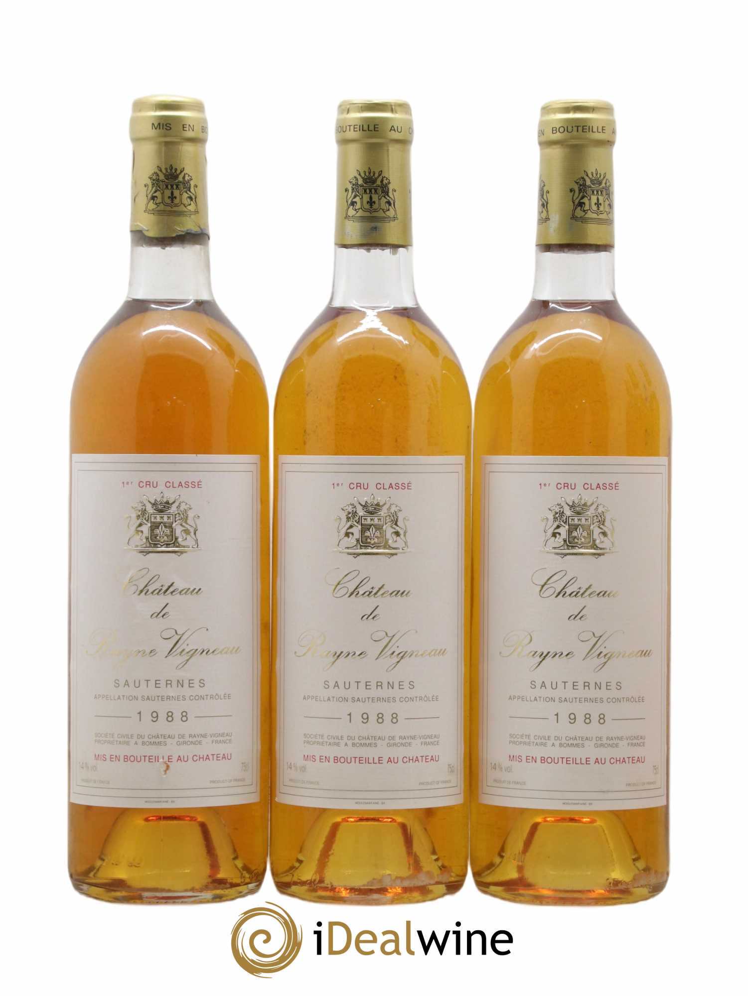 Château de Rayne Vigneau 1er Grand Cru Classé 1988 - Lotto di 12 bottiglie - 4