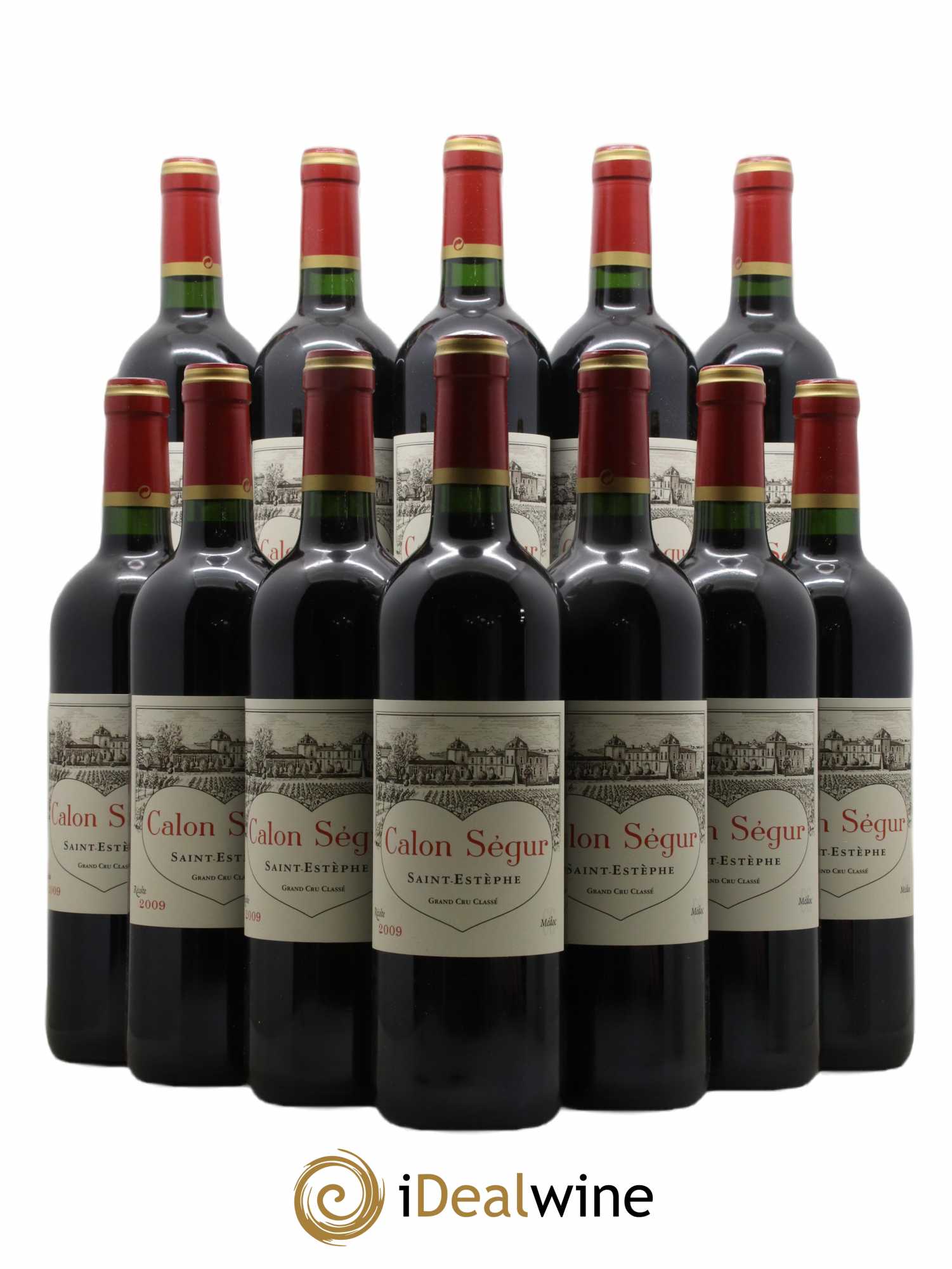 Château Calon Ségur 3ème Grand Cru Classé 2009 - Lot de 12 bouteilles - 0
