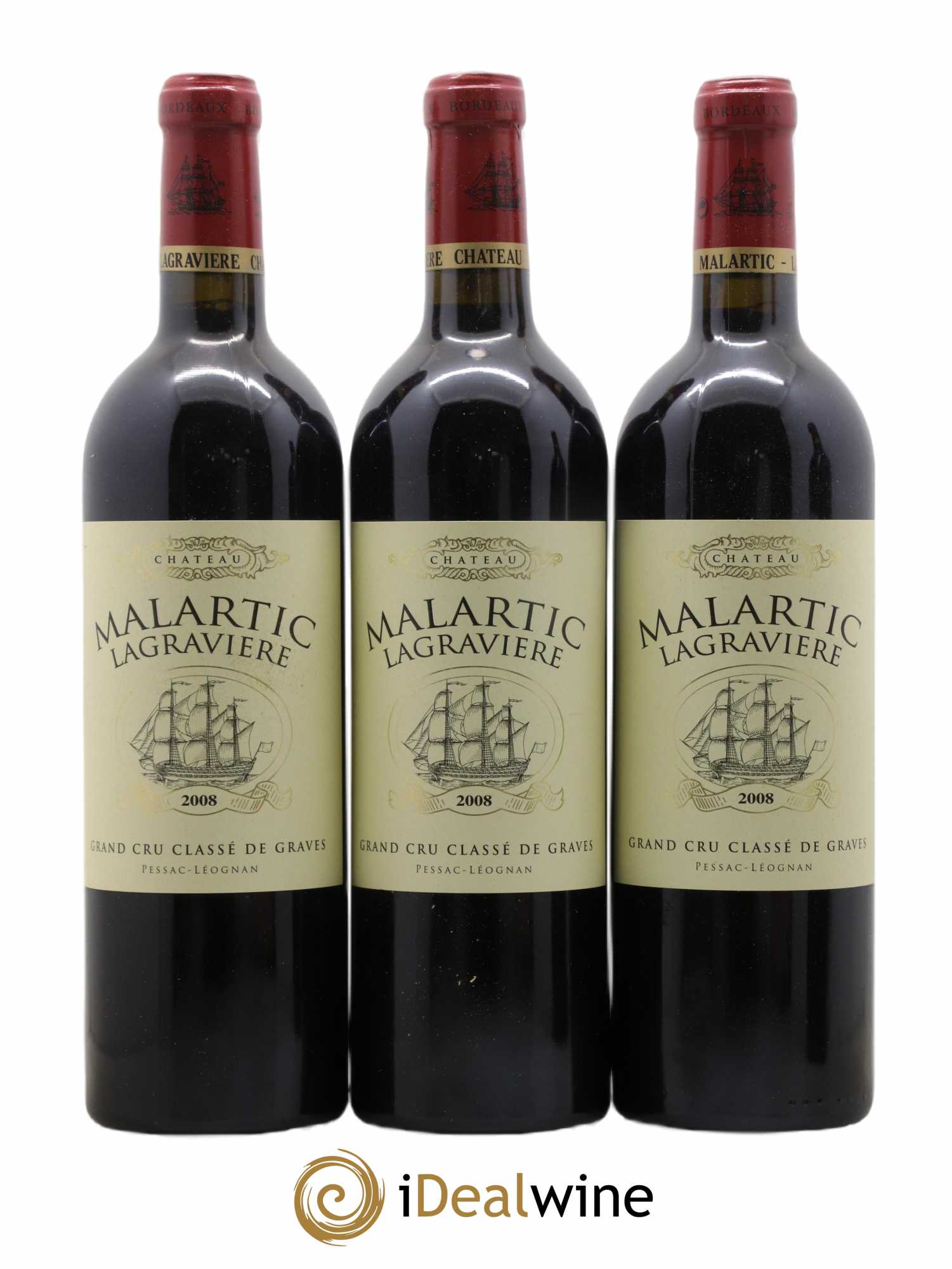 Château Malartic-Lagravière Cru Classé de Graves 2008 - Lot de 12 bouteilles - 3
