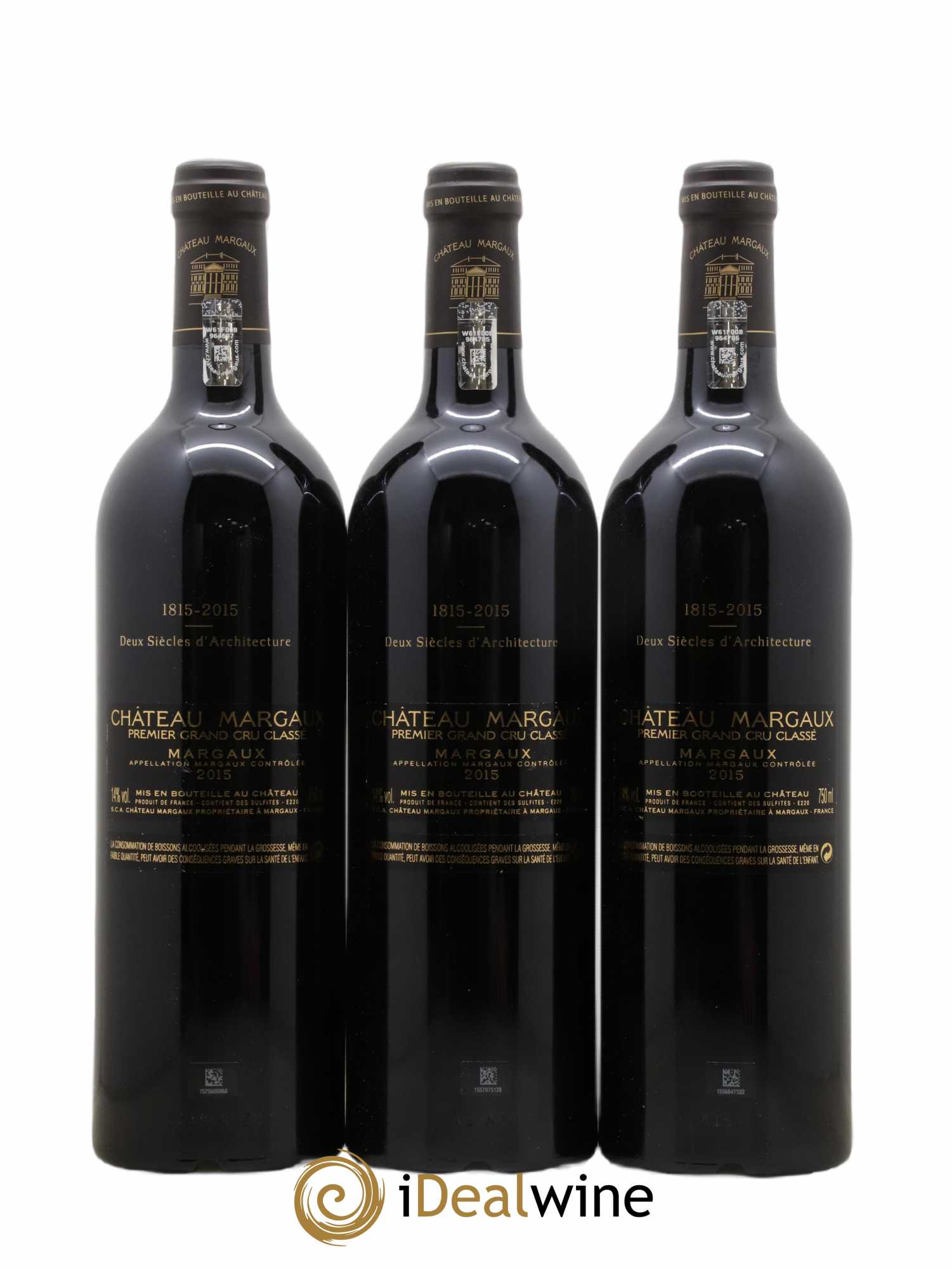 Château Margaux 1er Grand Cru Classé 2015 - Lot de 6 bouteilles - 4