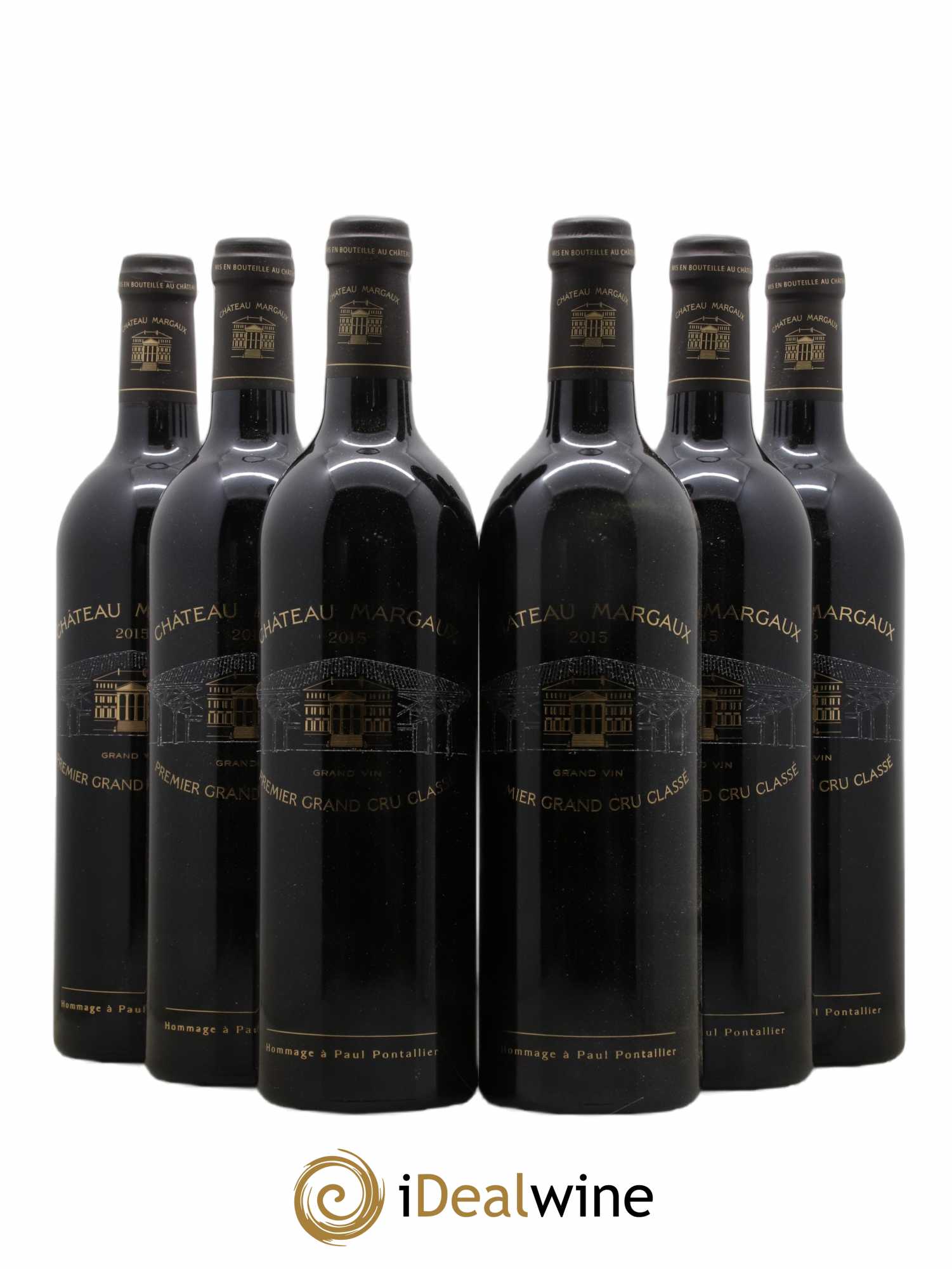 Château Margaux 1er Grand Cru Classé 2015 - Lot de 6 bouteilles - 0