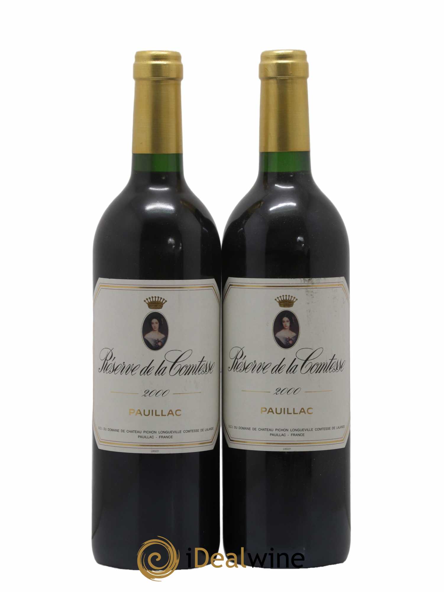 Réserve de la Comtesse Second Vin 2000 - Lot de 2 bouteilles - 0