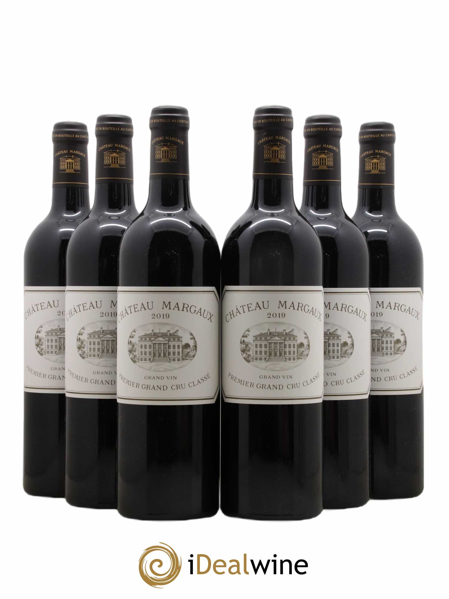 Château Margaux 1er Grand Cru Classé 2019 - Lot de 6 bouteilles - 0