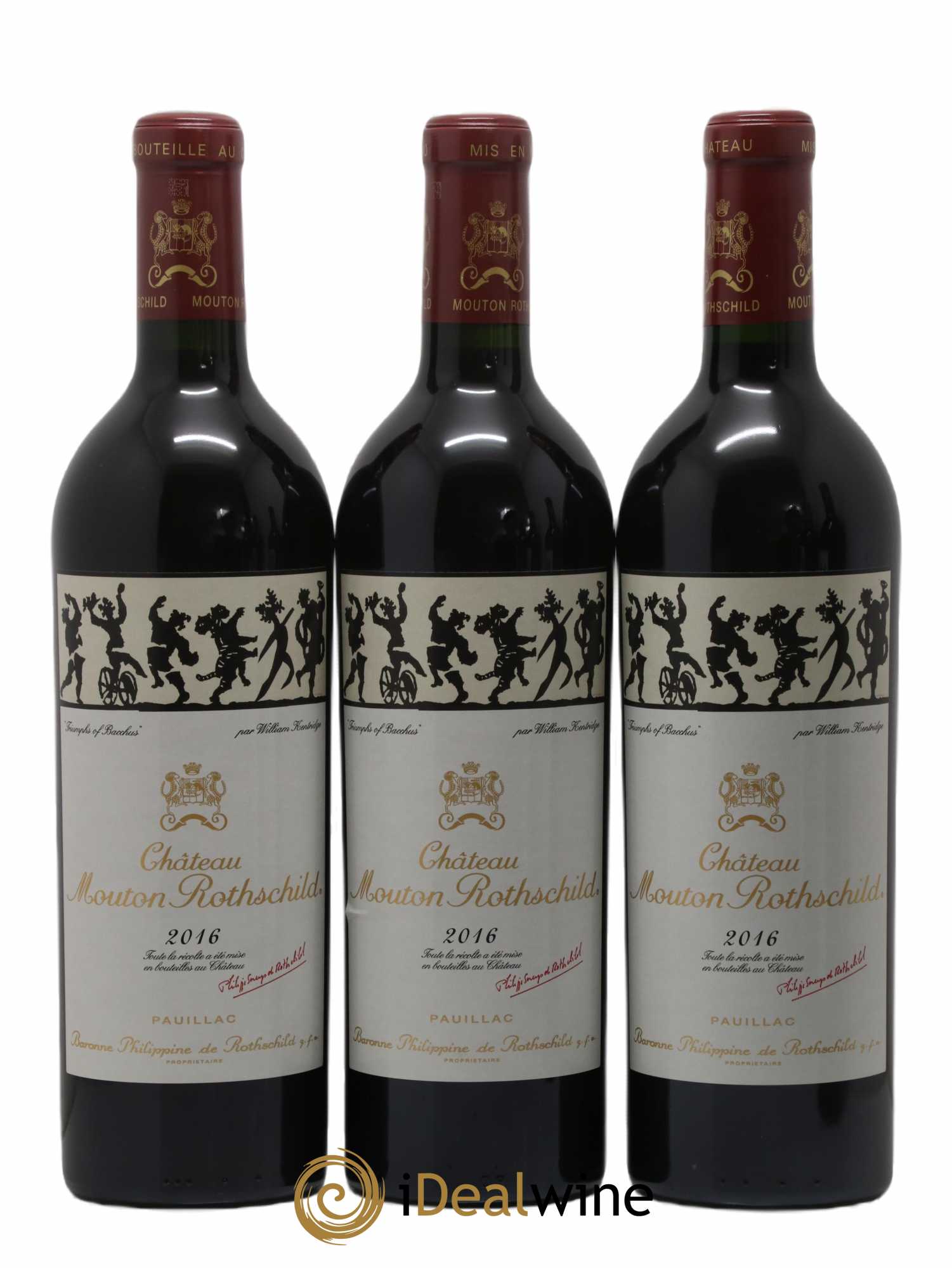 Château Mouton Rothschild 1er Grand Cru Classé 2016 - Lot de 6 bouteilles - 3