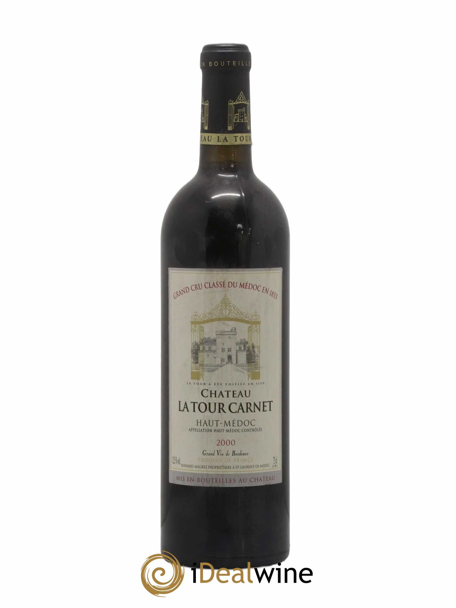 Château la Tour Carnet 4ème Grand Cru Classé 2000 - Lot of 1 bottle - 0