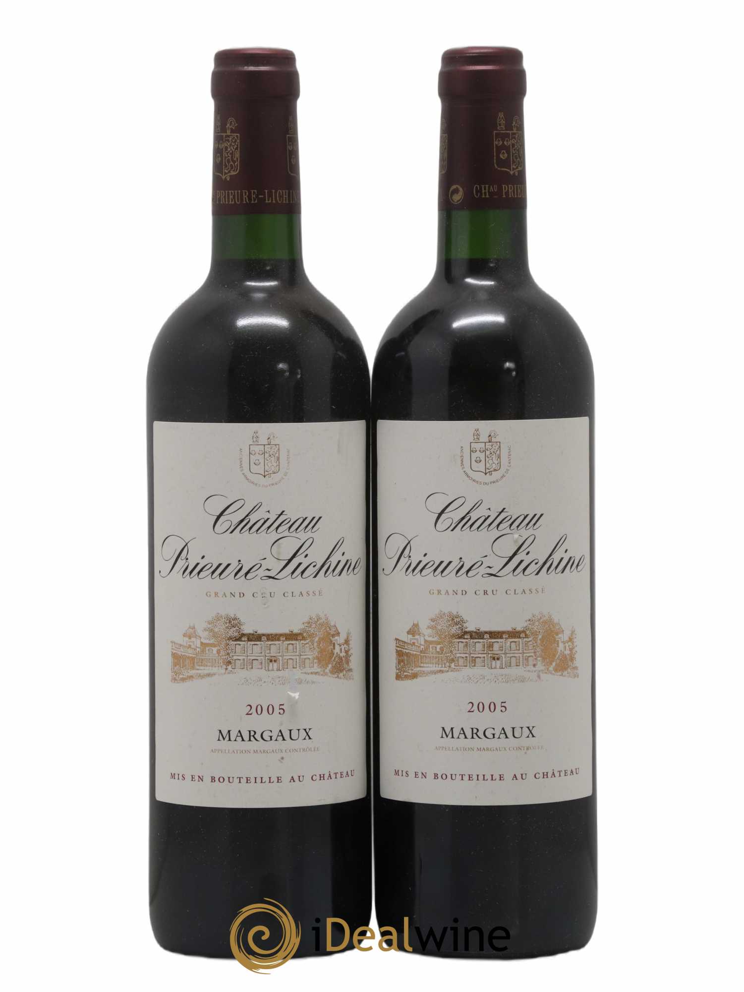 Château Prieuré Lichine 4ème Grand Cru Classé 2005 - Lot de 2 bouteilles - 0